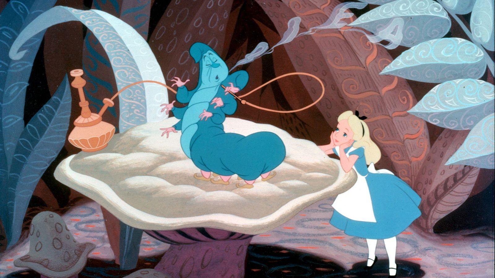 1600x900 Alice In Wallpaper In Wonderland Caterpillar