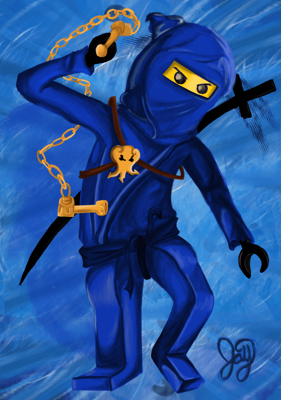 ninjago jay poster