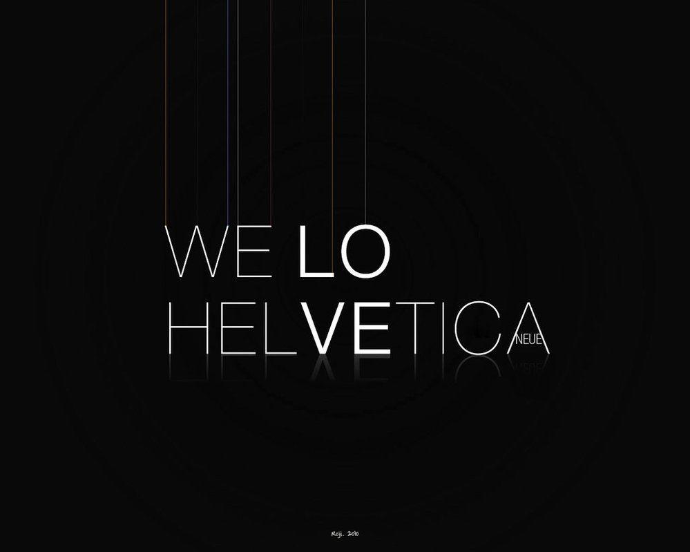 999x799 Helvetica Wallpaper
