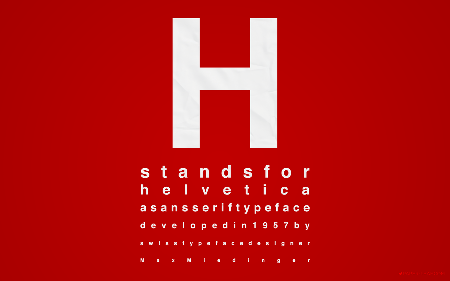 1440x900 Free Friday Design Wallpaper: Helvetica
