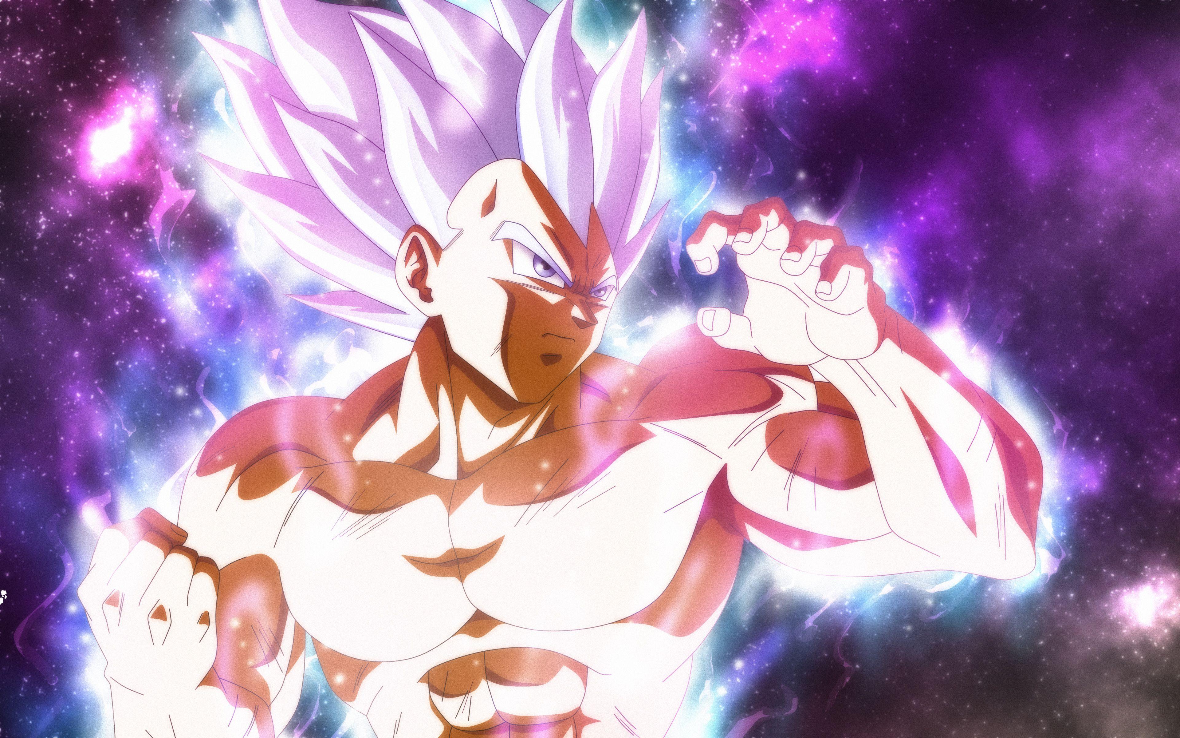 3840x2400 Download wallpaper Ultra Instinct Goku, space, DBS, 4k, Dragon Ball, Super Saiyan God, Dragon Ball Super, Mastered Ultra Instinct, Migatte No Gokui for desktop with resolution 3840x2400. High Quality HD picture wallpaper