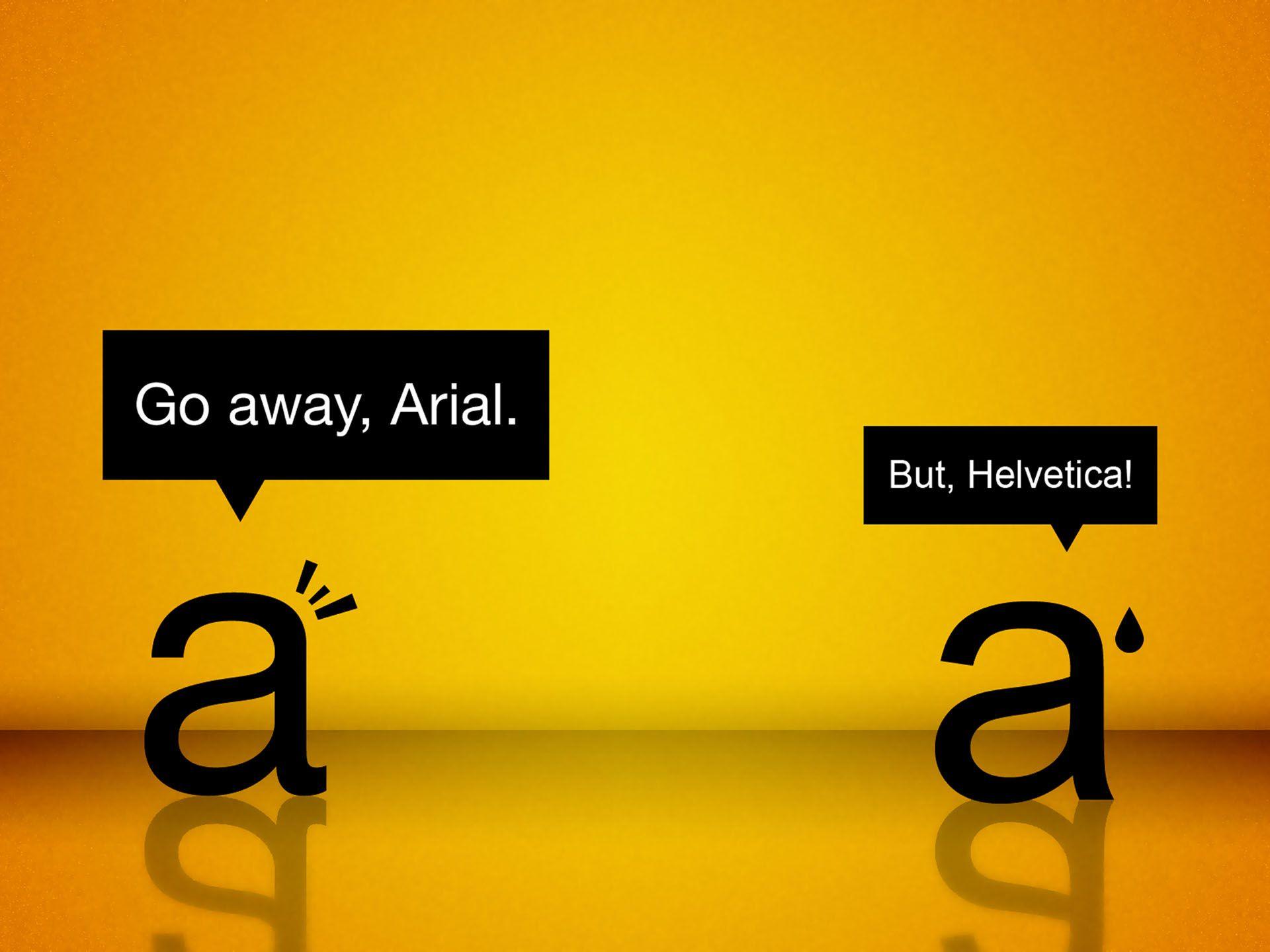1920x1440 yellow, Funny, Typography, Helvetica, Font, Arial Wallpaper HD / Desktop and Mobile Background