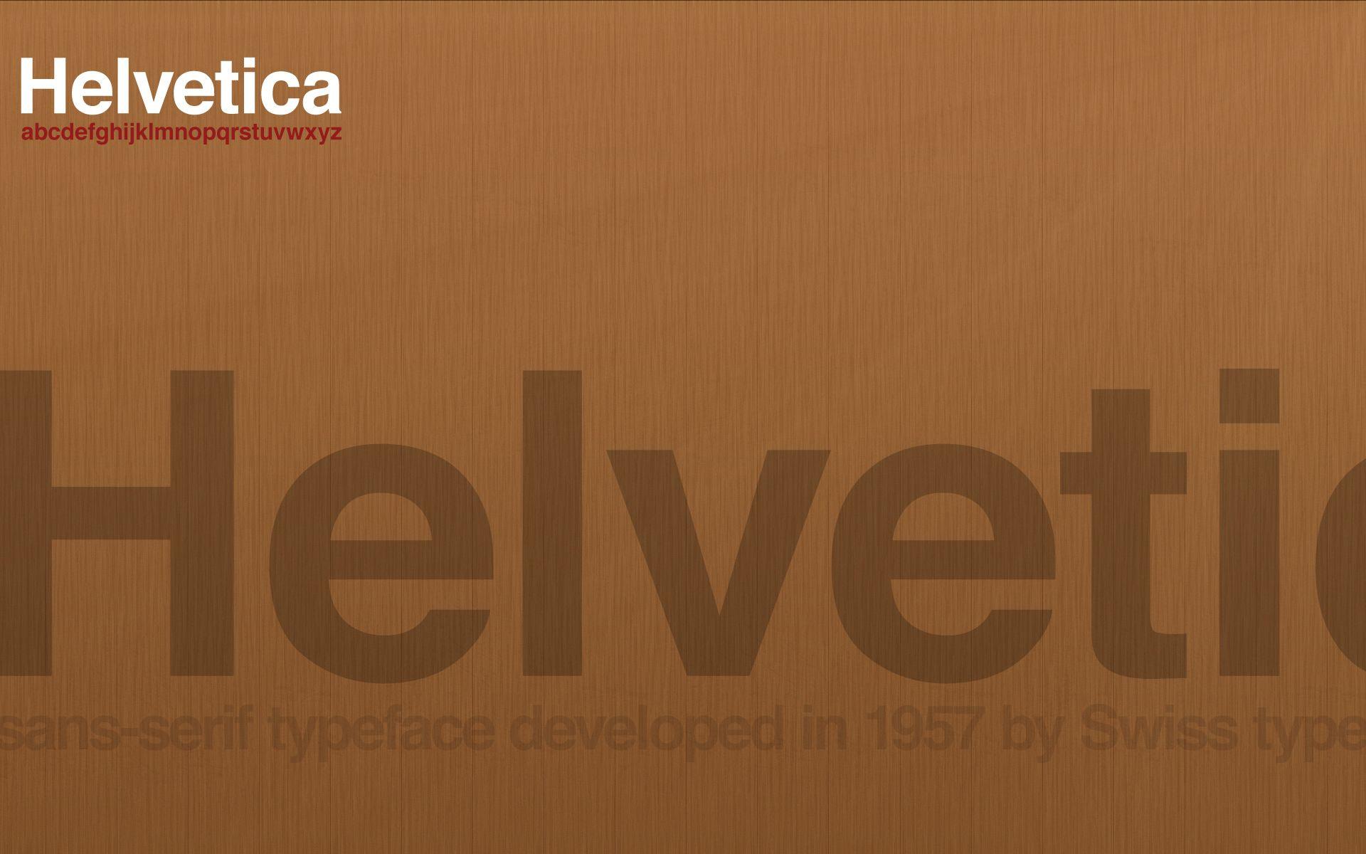 1920x1200 Stylish Typographical Wallpaper for Helvetica Lovers