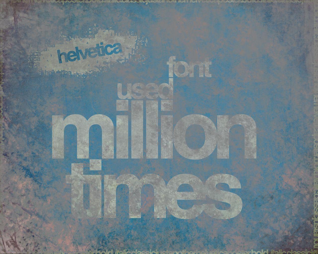 1280x1024 Stylish Typographical Wallpaper for Helvetica Lovers