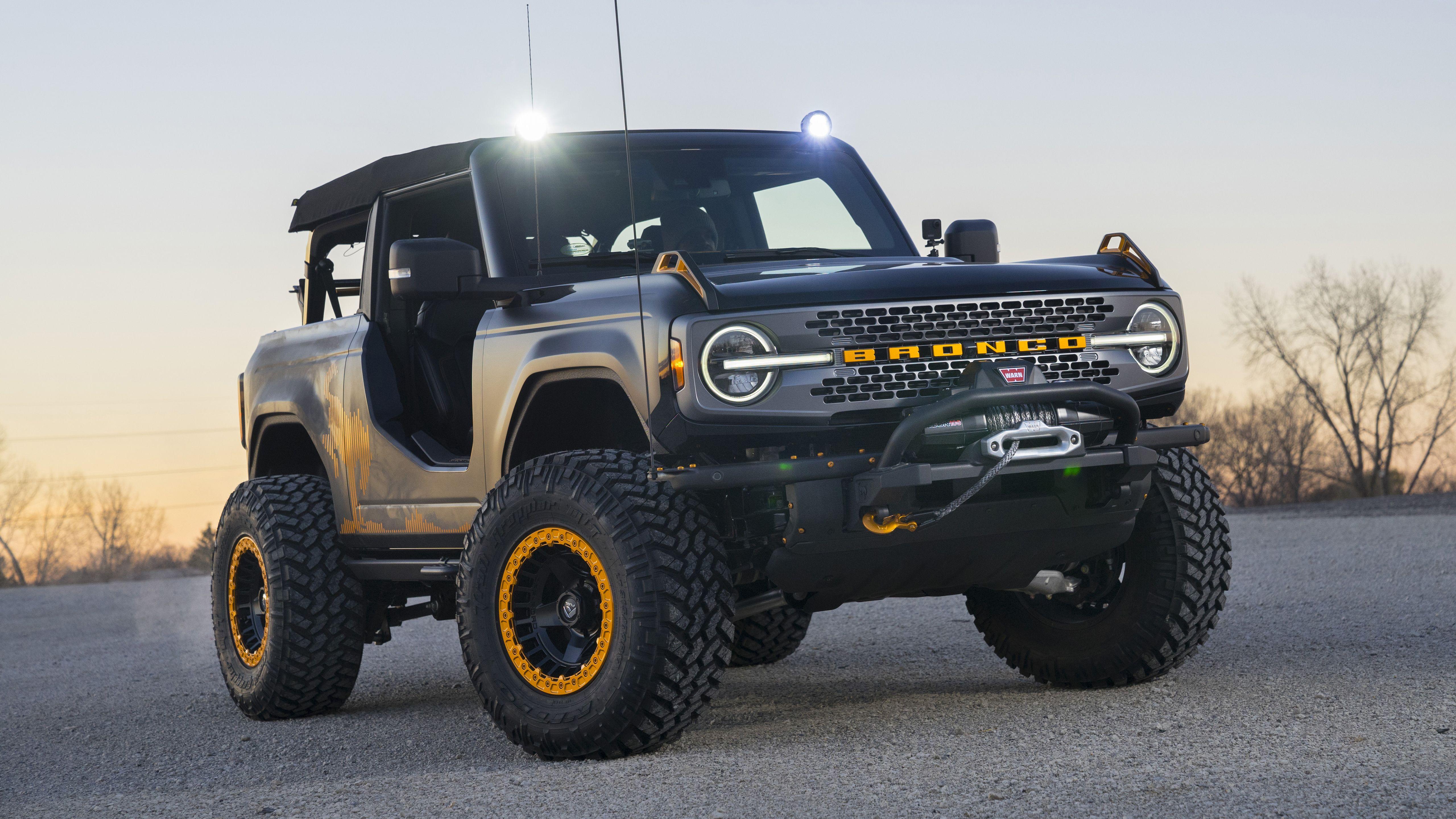 5120x2880 Ford Bronco Badlands Sasquatch 2 Door Concept 2020 5K Wallpaper. HD Car Wallpaper