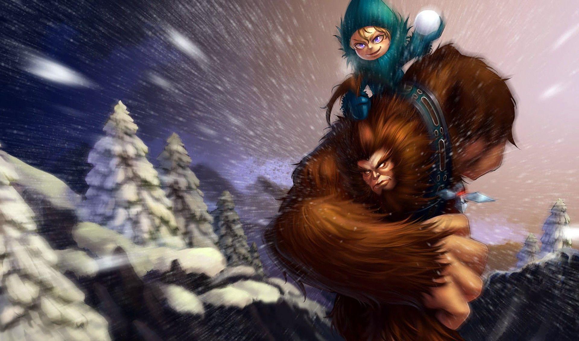 1920x1133 Sasquatch Nunu. Wallpaper & Fan Arts. League Of Legends
