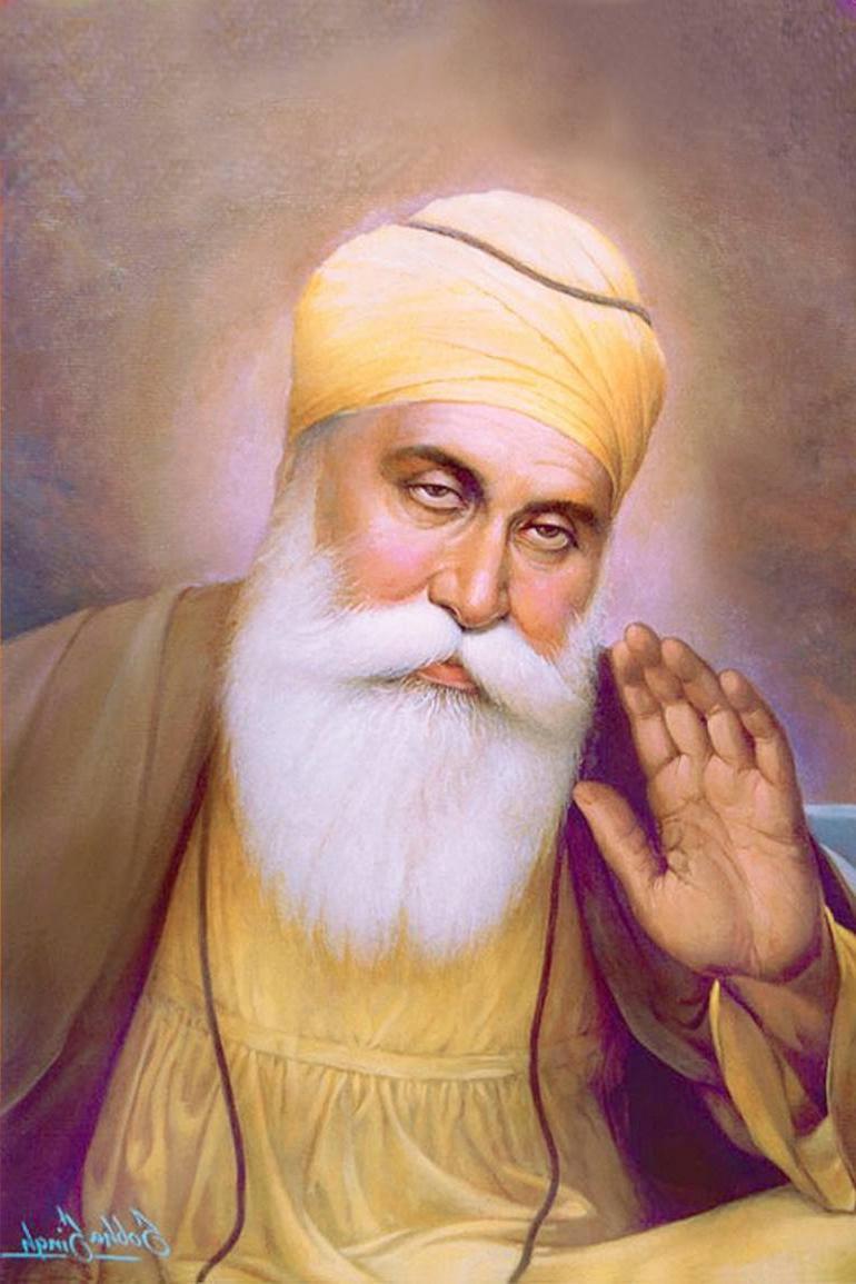 Hình nền 770x1155 Guru Nanak Dev Ji của Sobha Singh - Bức tranh của Guru Nanak Dev Ji của Sobha Singh