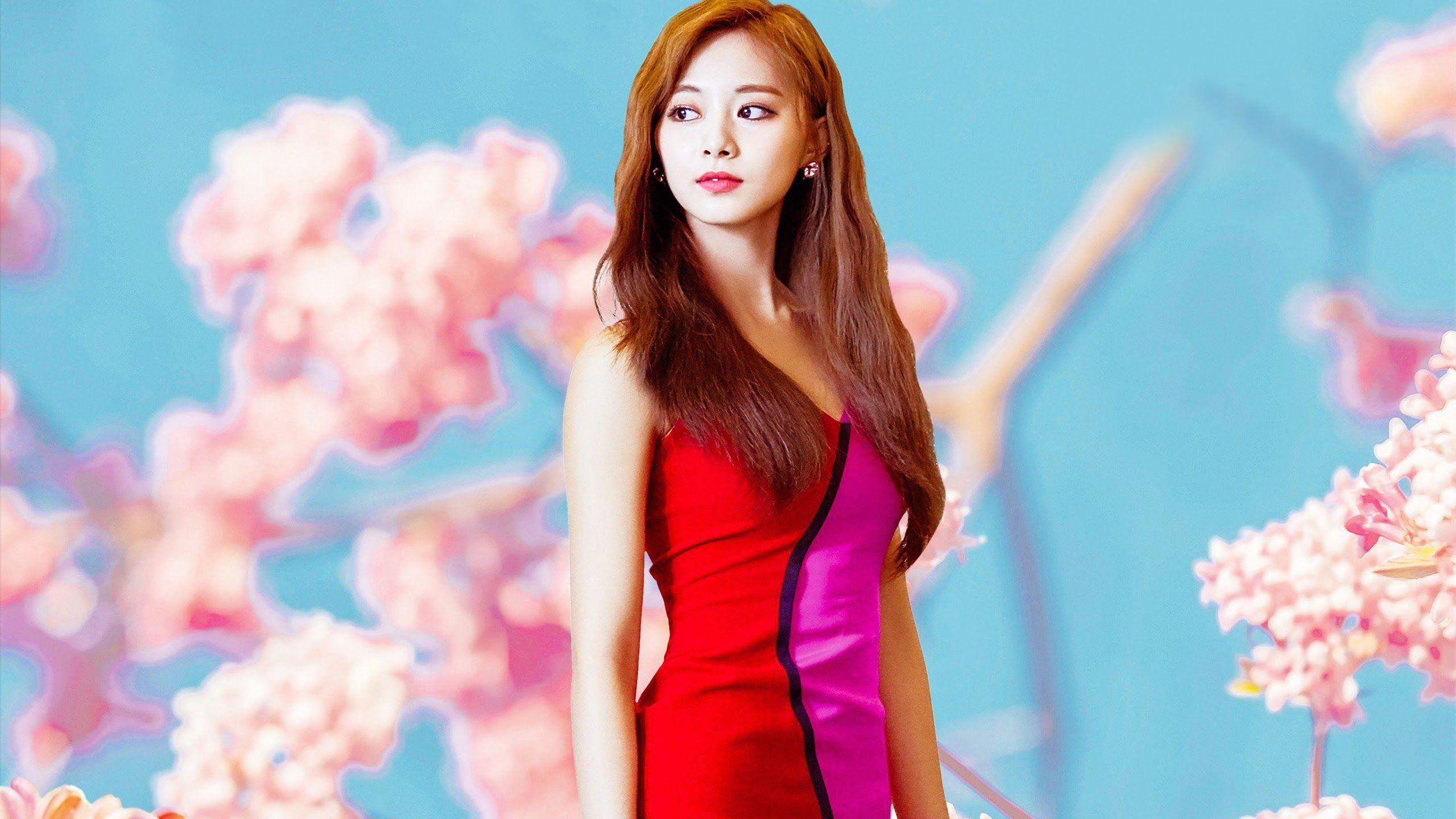 2560x1440 TWICE Fancy You Tzuyu 4K Wallpaper