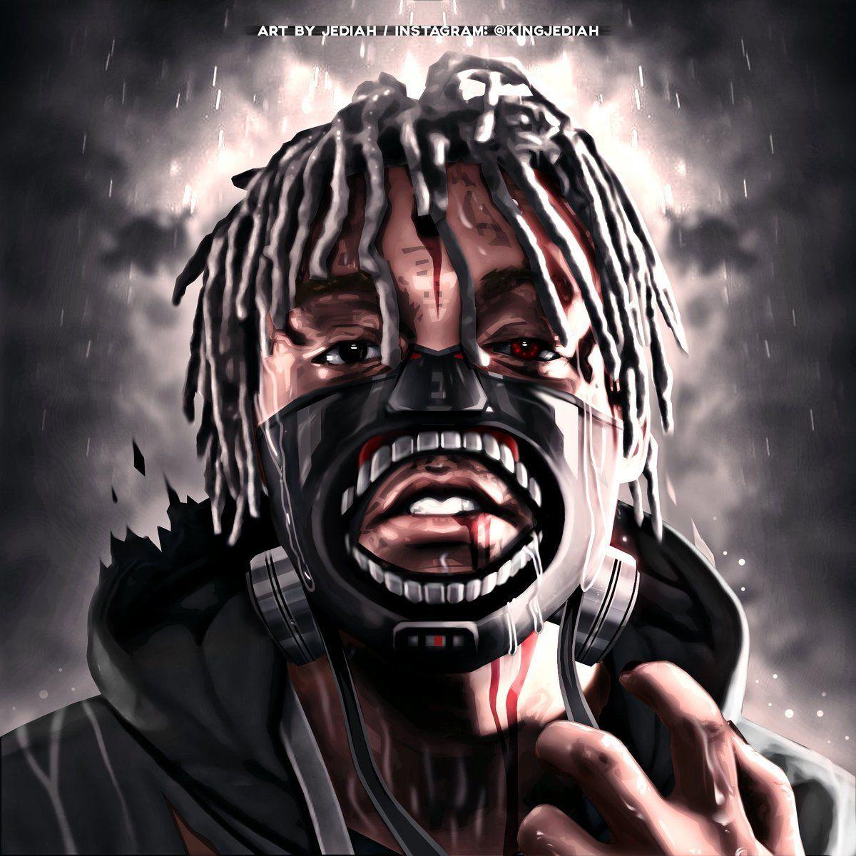 1200x1200 Juice Wrld Cartoon Wallpaper on .wallpaper.dog