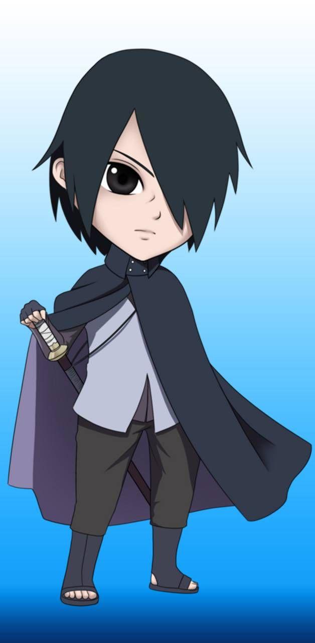628x1280 chibi sasuke wallpaper