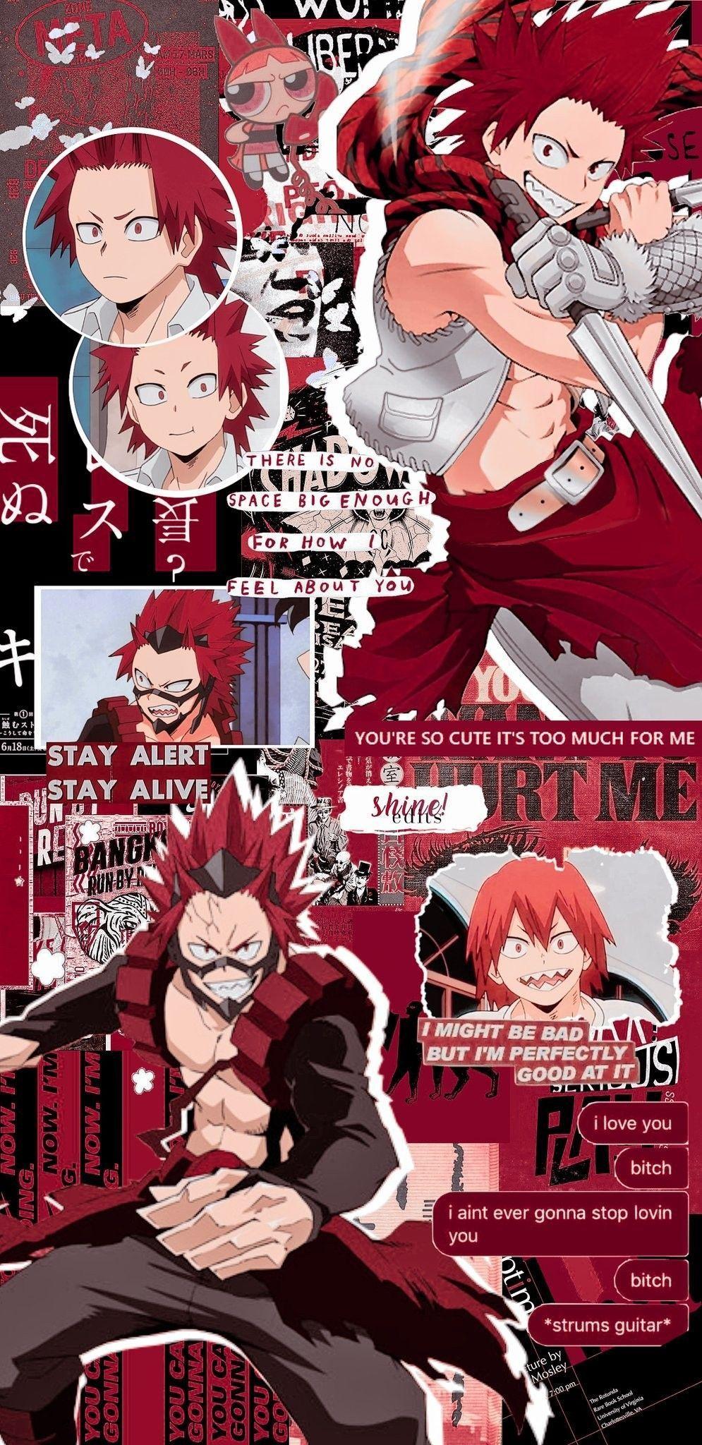 995x2048 Cute Kirishima Wallpaper