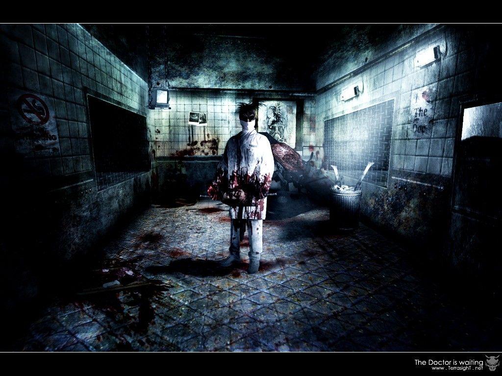 1024x768 Dark Horror Wallpaper