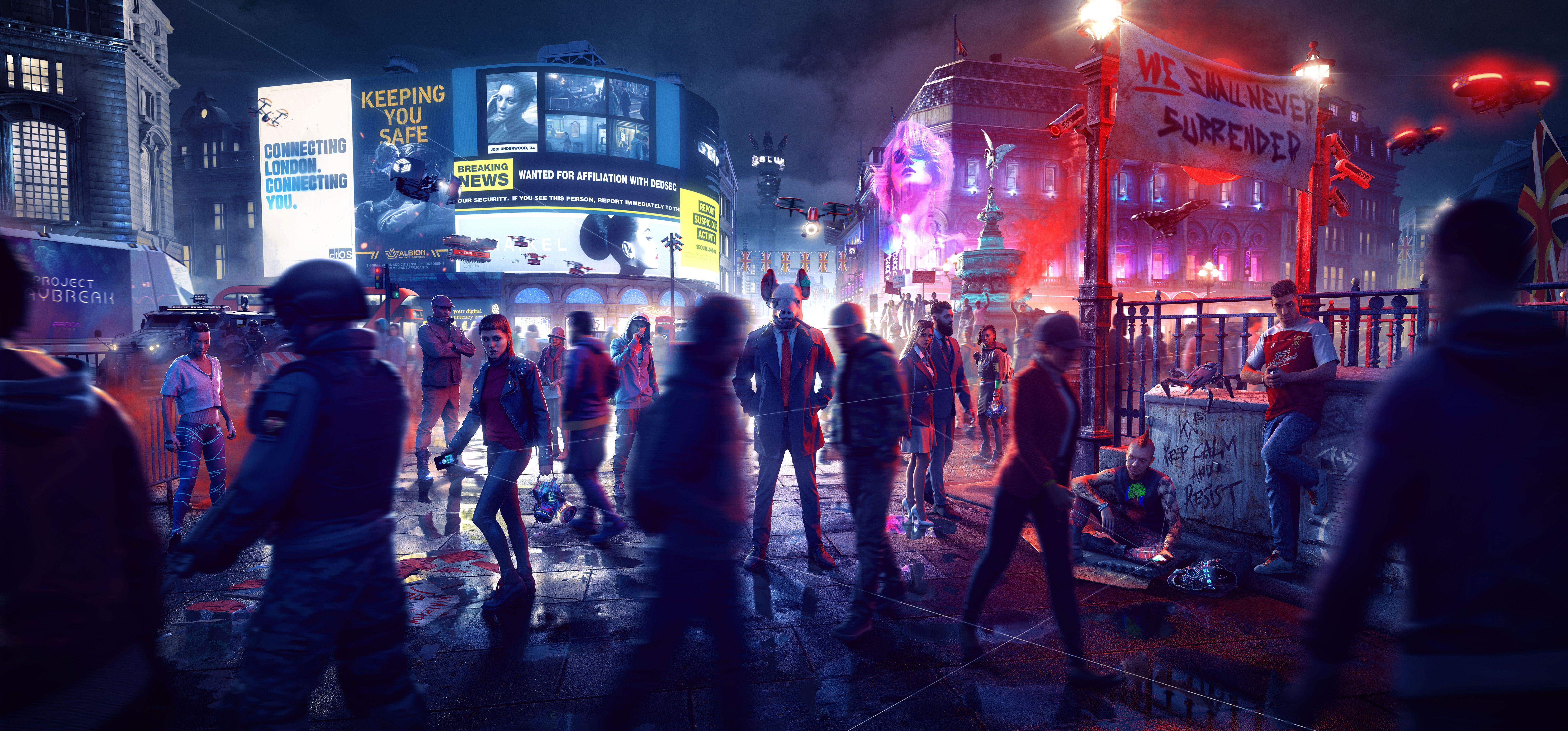 7509x3500 Watch Dogs: Legion 4K Wallpaper, 2020 Games, PlayStation PlayStation Xbox Series X, Xbox One, Games