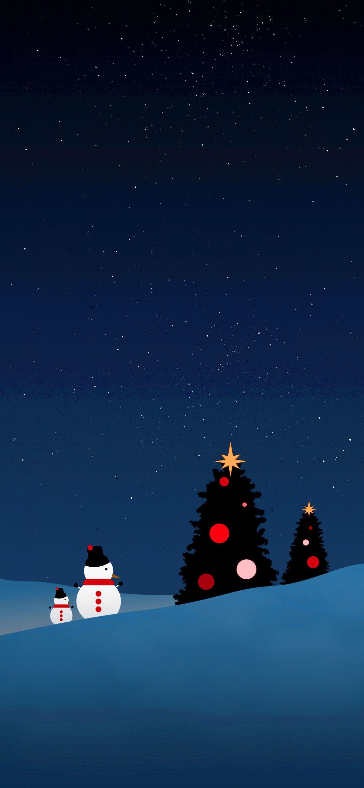 1183x2560 Christmas Lock Screen Free HD Wallpaper