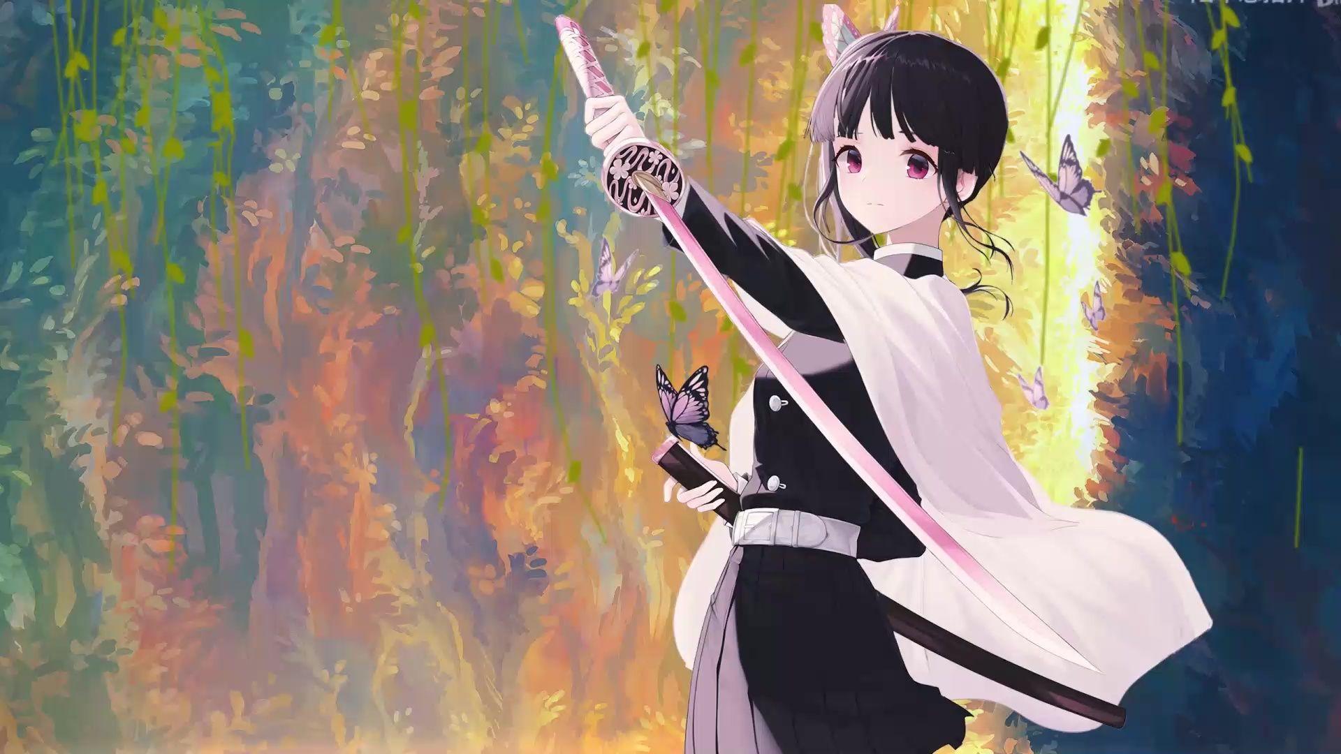 1920x1080 Kanao Tsuyuri Kimetsu No Yaiba Live Wallpaper