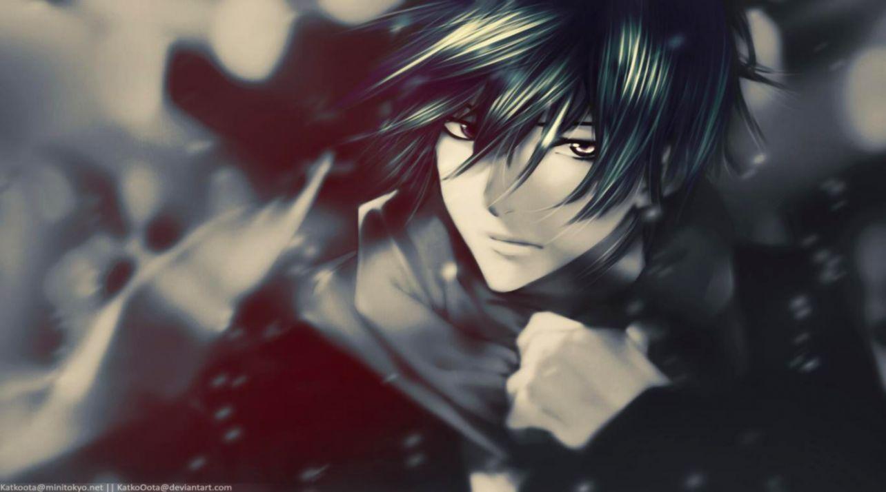 1284x714 Anime Boy Sad In Rain