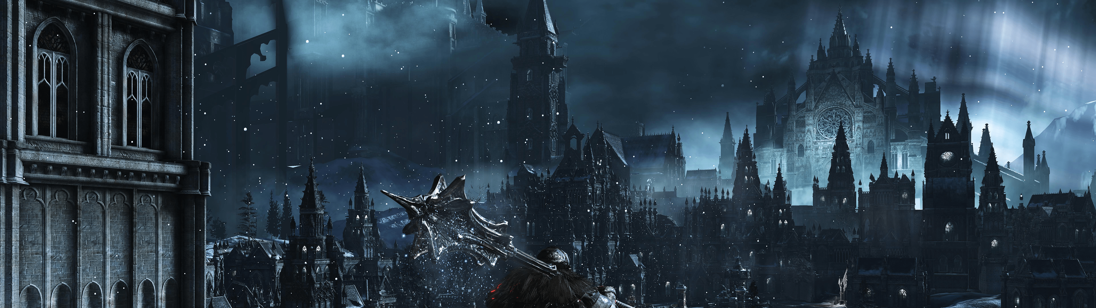 3840x1080 Dark Souls 3 Dual Monitor Wallpaper