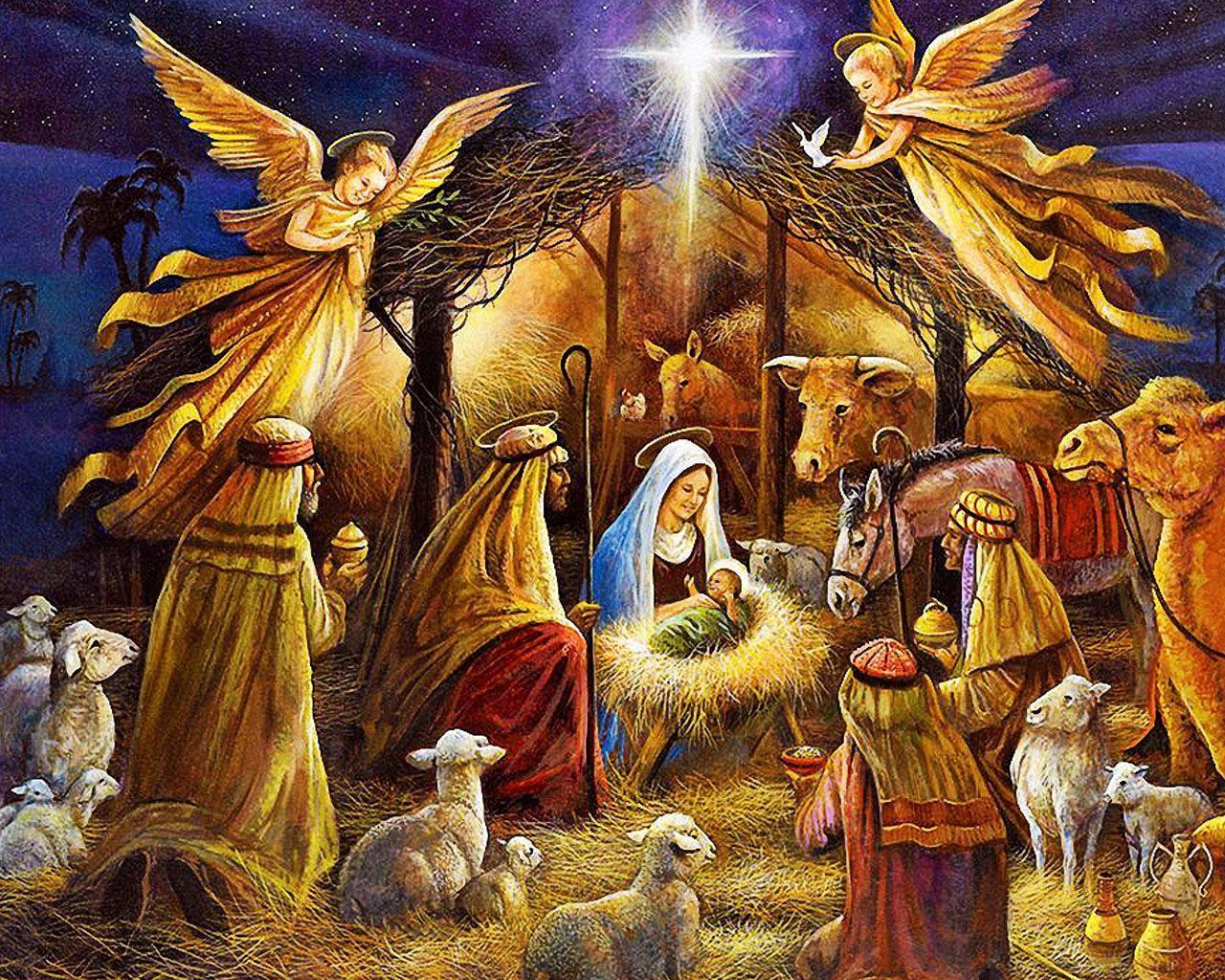 1280x1024 Baby Jesus Wallpaper