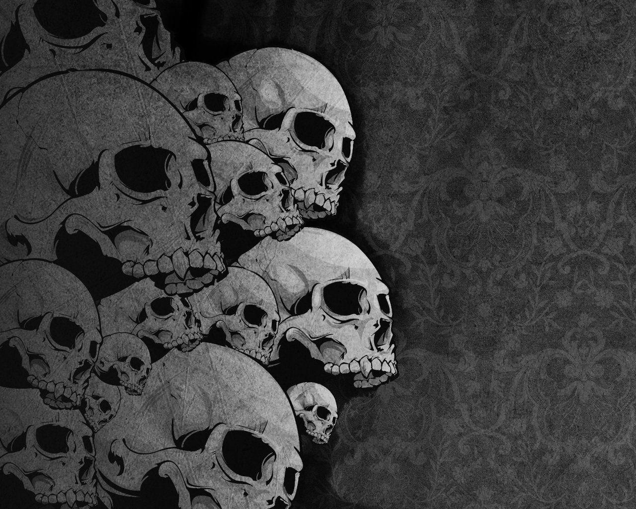 Dark Skull Wallpapers - Top Free Dark Skull Backgrounds - WallpaperAccess