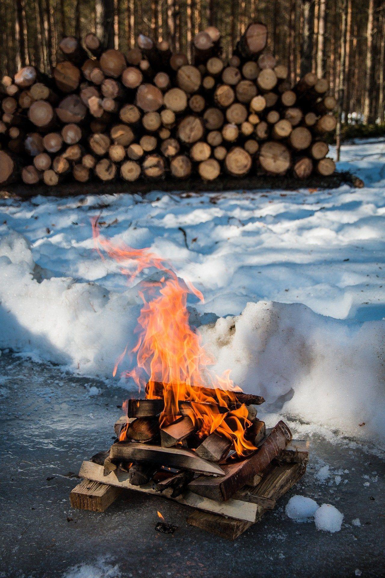 1280x1920 Winter Woodfire (1280x1920). iPhone X Wallpaper X Wallpaper HD