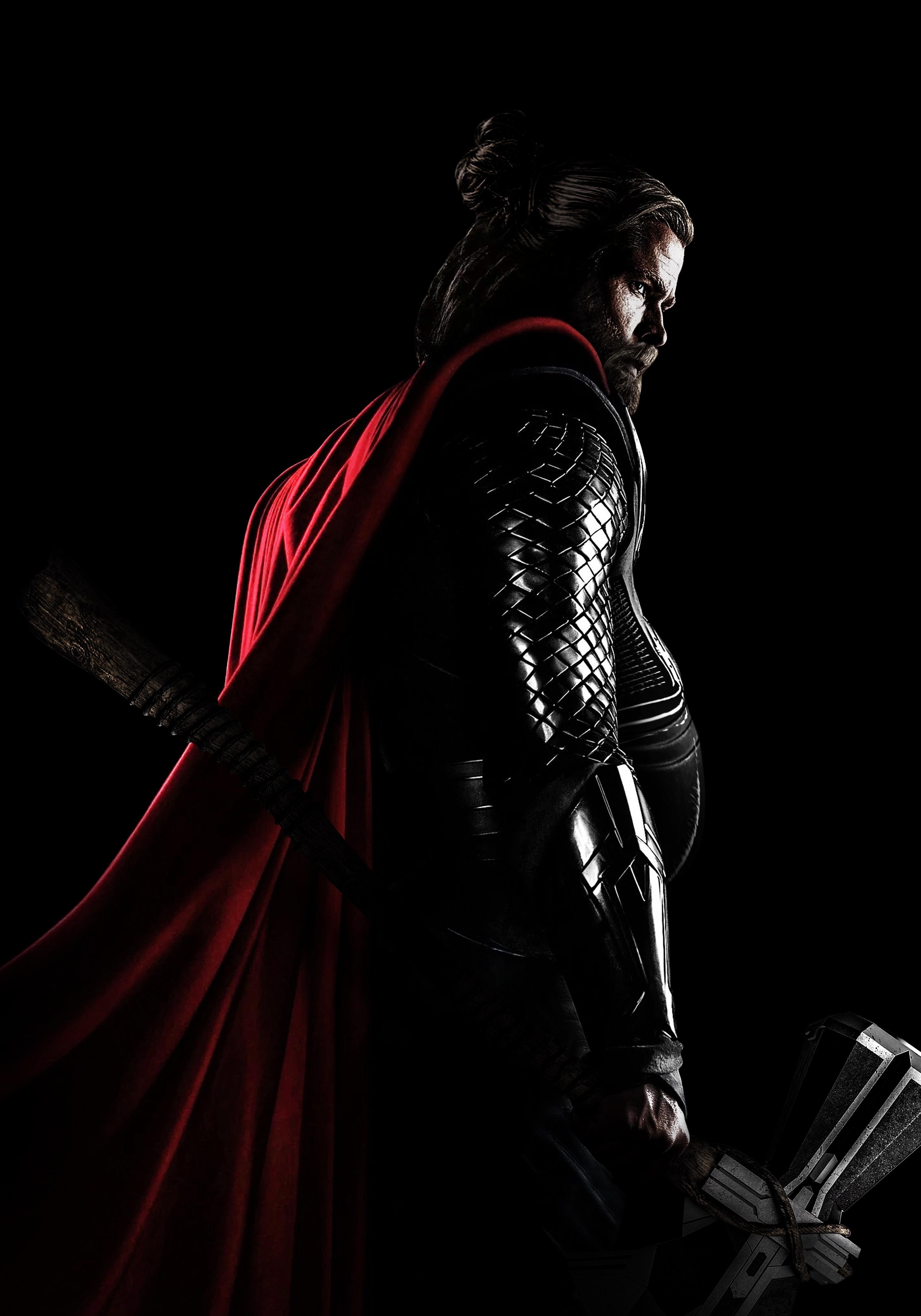 3500x5000 Thor Amoled Wallpaper