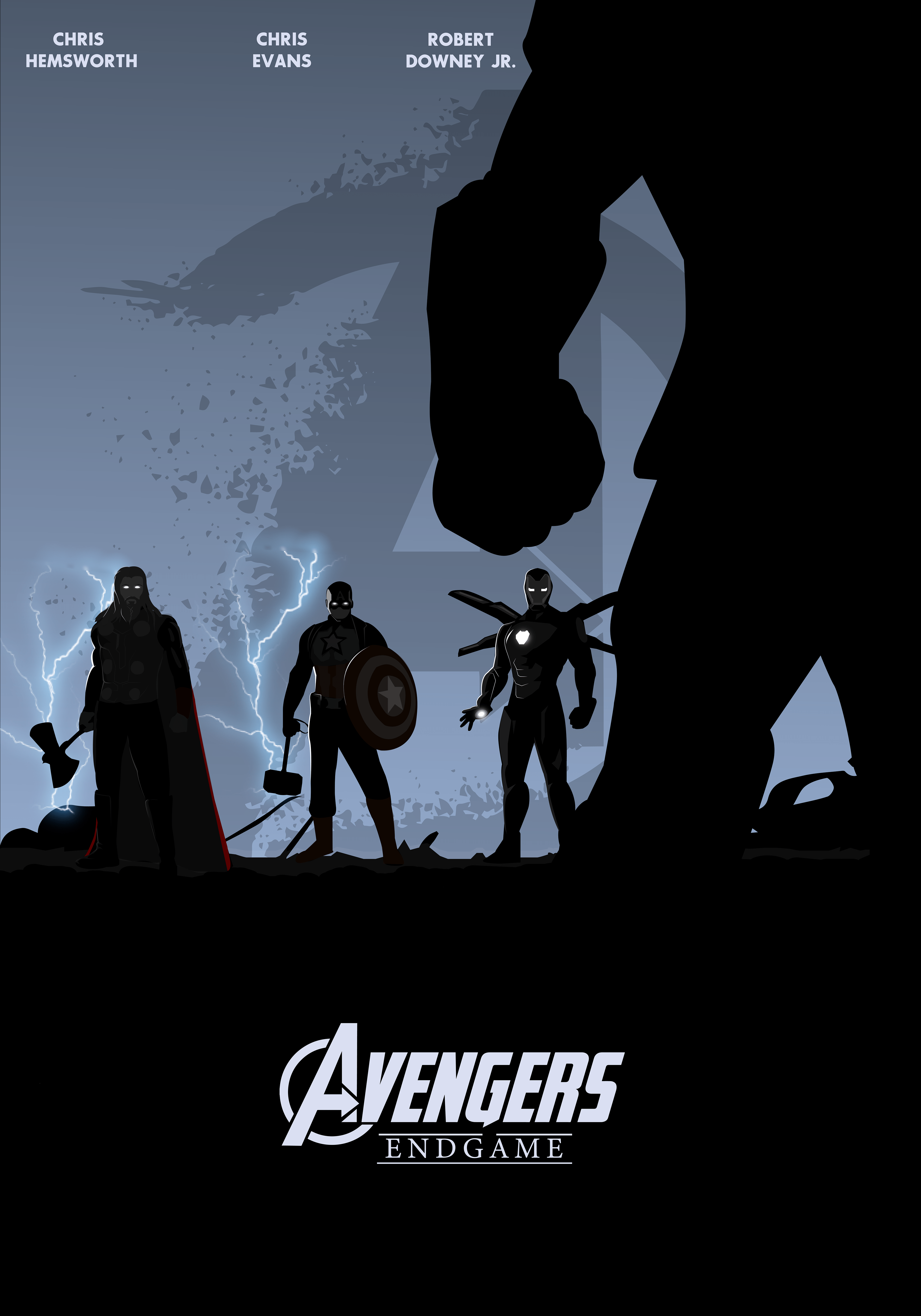3840x5485 Avengers: Endgame 4K Wallpaper, Thor, Captain America, Iron Man, Thanos, Illustration, Black, Black Dark