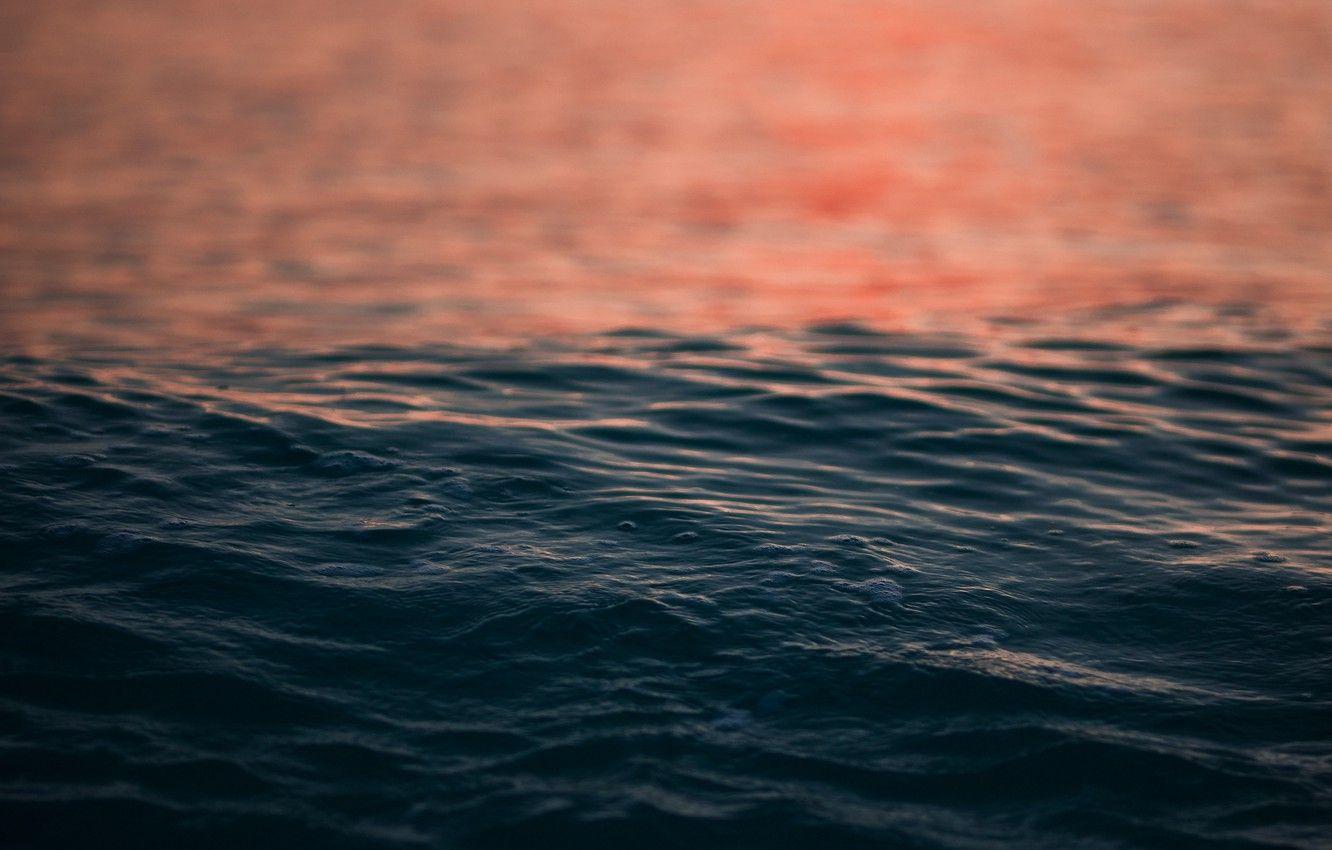 1332x850 Wallpaper sea, water, sunset, ruffle, sea, sunset, water, ripple image for desktop, section природа