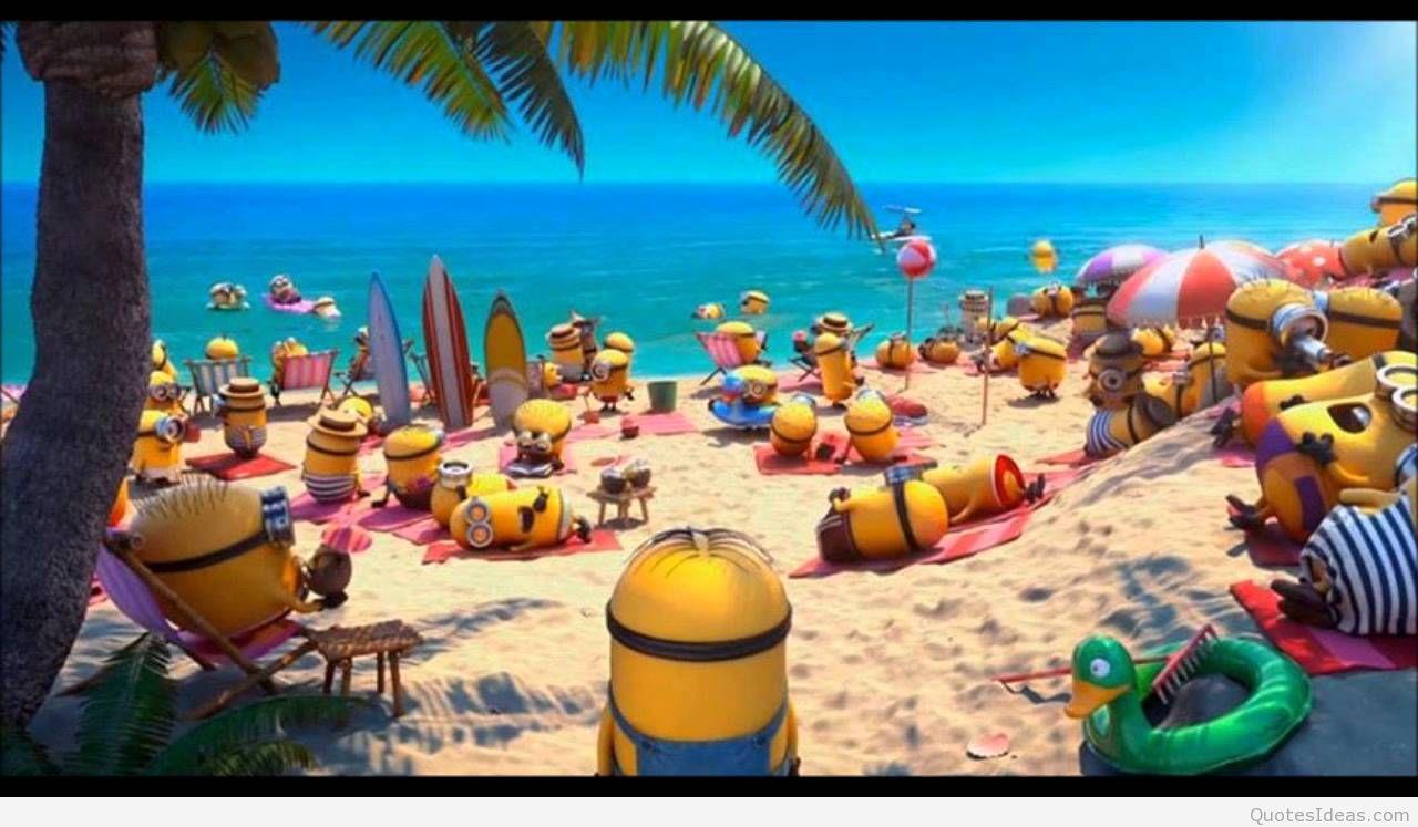 1280x747 Summer minions 2015 wallpaper and image
