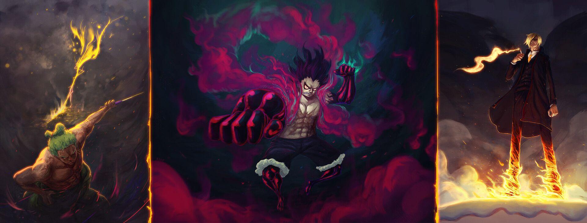 Monster trio  One Piece wallpapers  Facebook