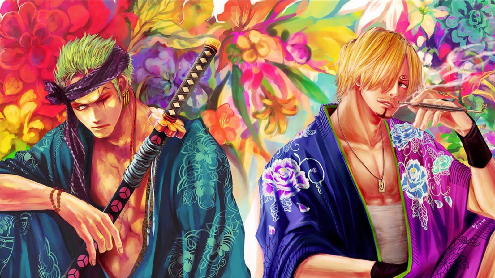 1600x900 One Piece Wallpaper Zoro And Sanji HD Wallpaper