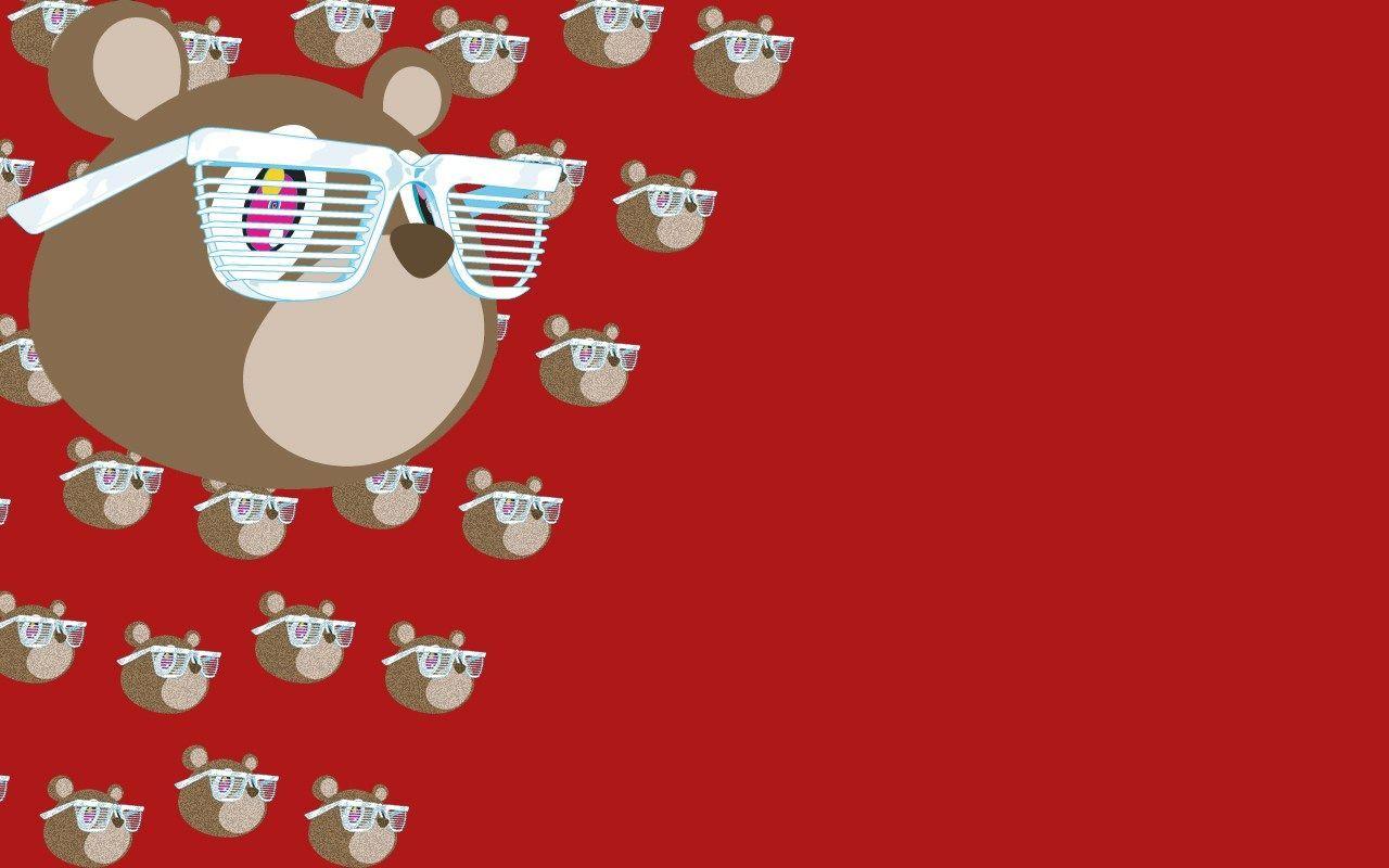 1280x800 Yeezus Kanye West Bear Wallpaper