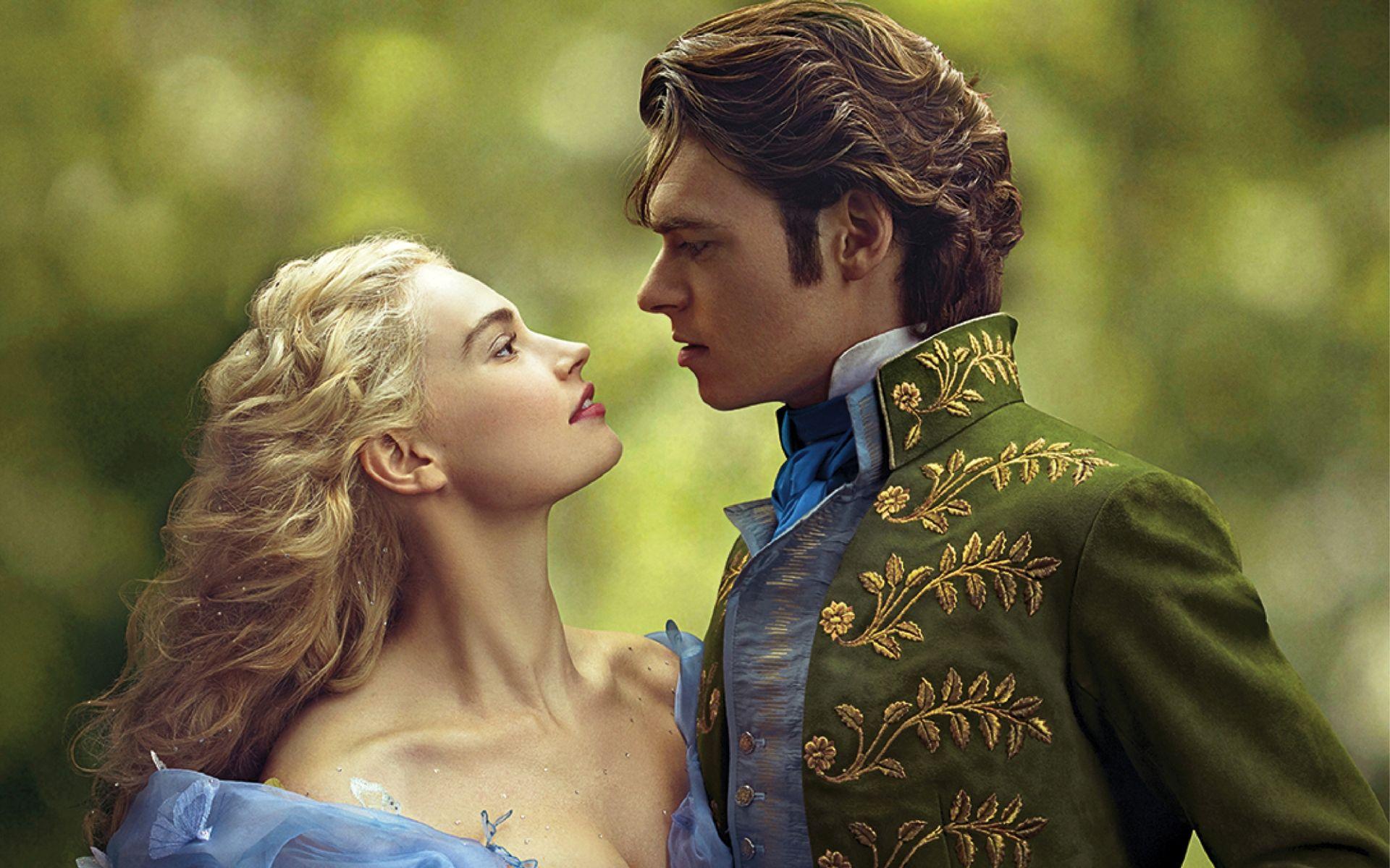 1920x1200 Lily James And Richard Madden Cinderella Movie Wallpaper