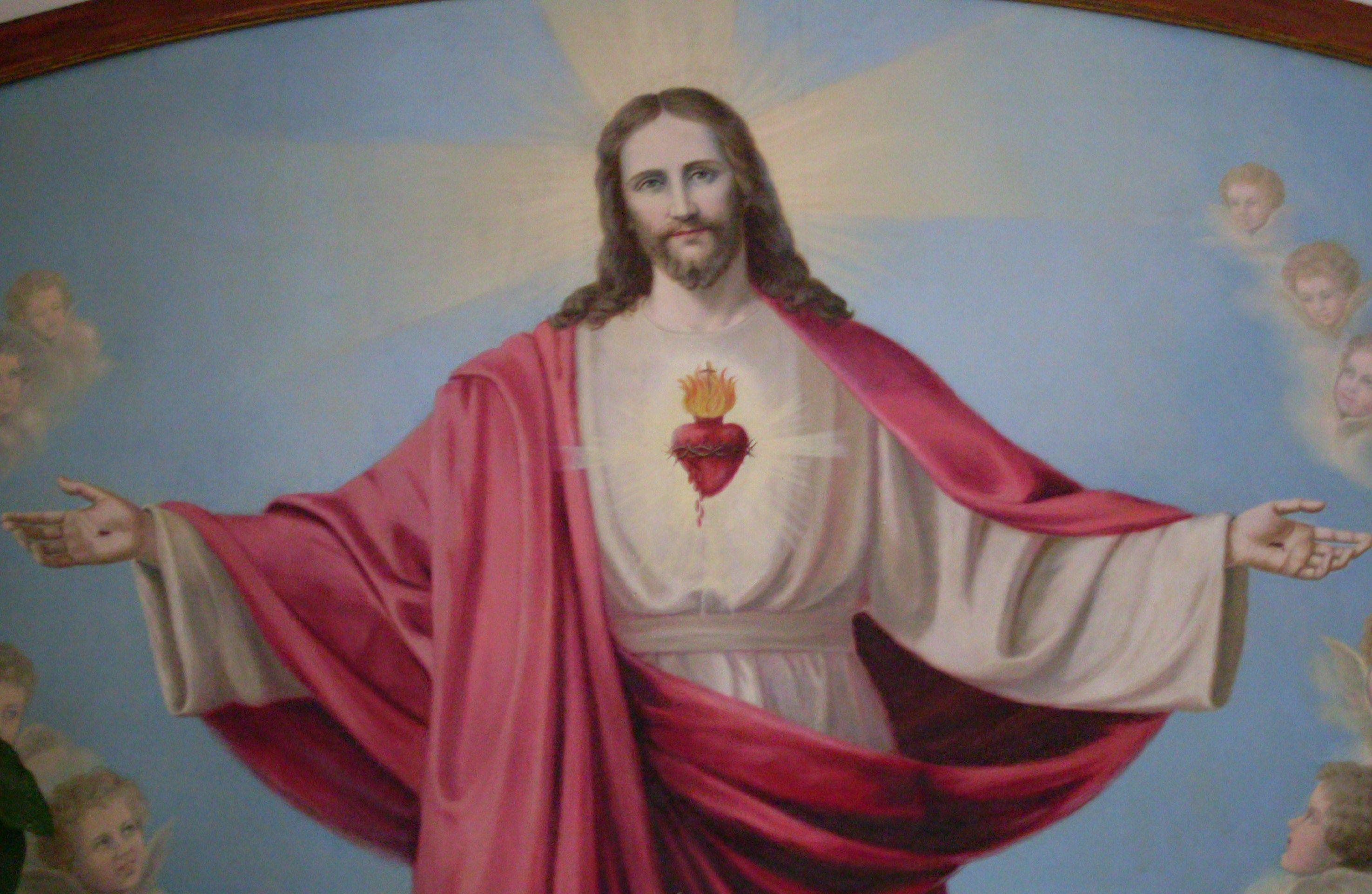  Sacred Heart Jesus Mobile Wallpaper HD Download  MyGodImages