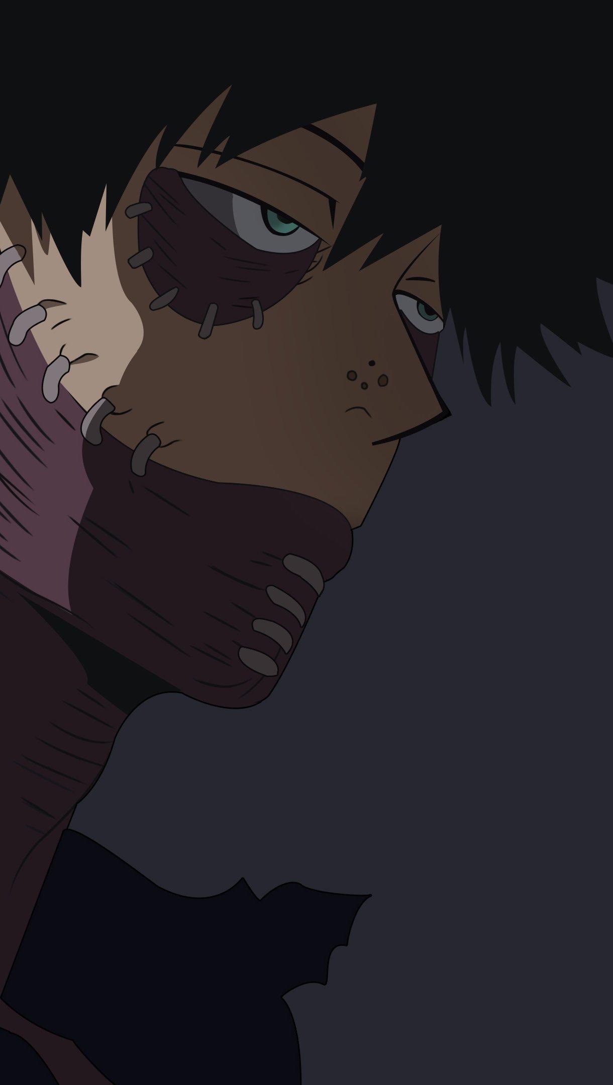 1220x2160 Dabi My Hero Academia Anime Wallpaper 4k HD