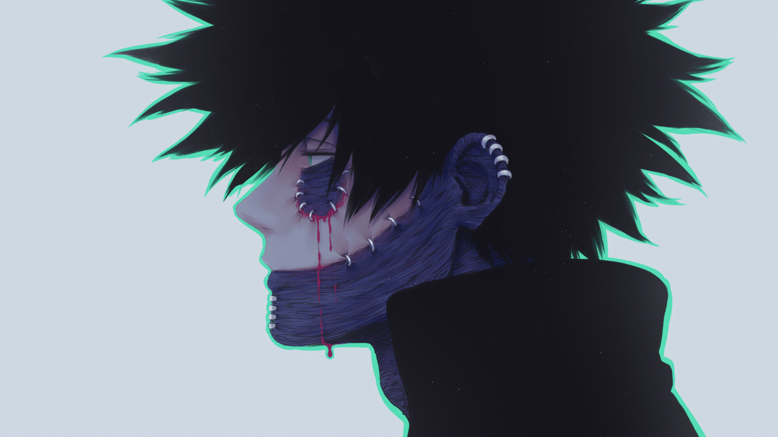 1600x900 Download 1600x900 Dabi, Profile View, Boku No Hero Academia Wallpaper