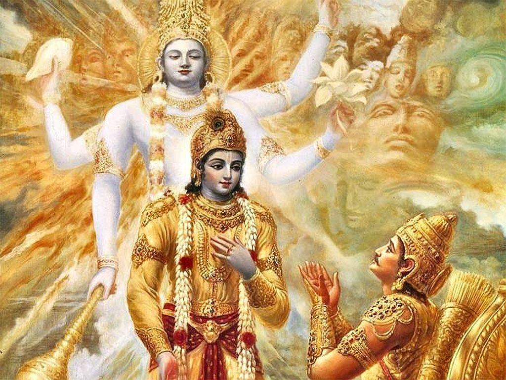 1024x768 Krishna Mahabharat Wallpaper