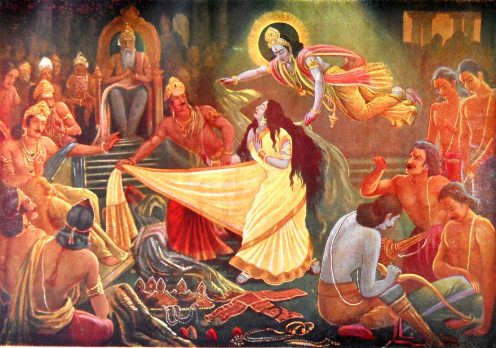 1600x1122 Mahabharata paintings