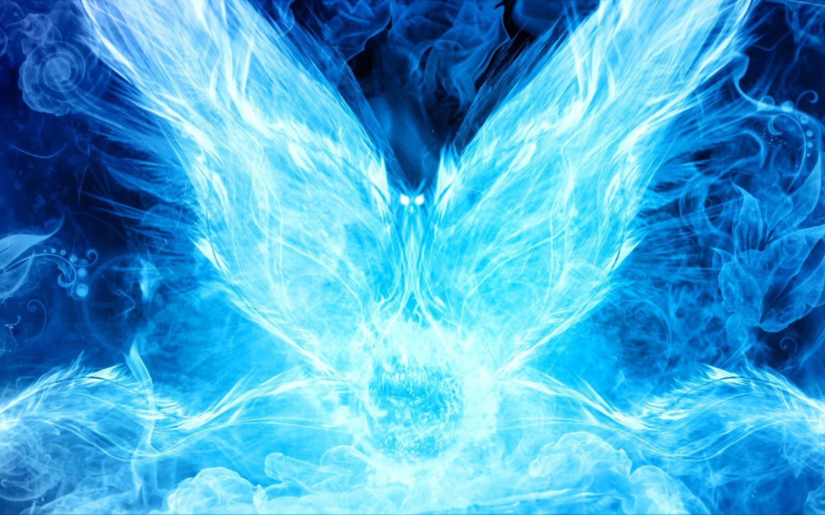 Anime Blue Fire Wallpapers - Top Free Anime Blue Fire Backgrounds ...