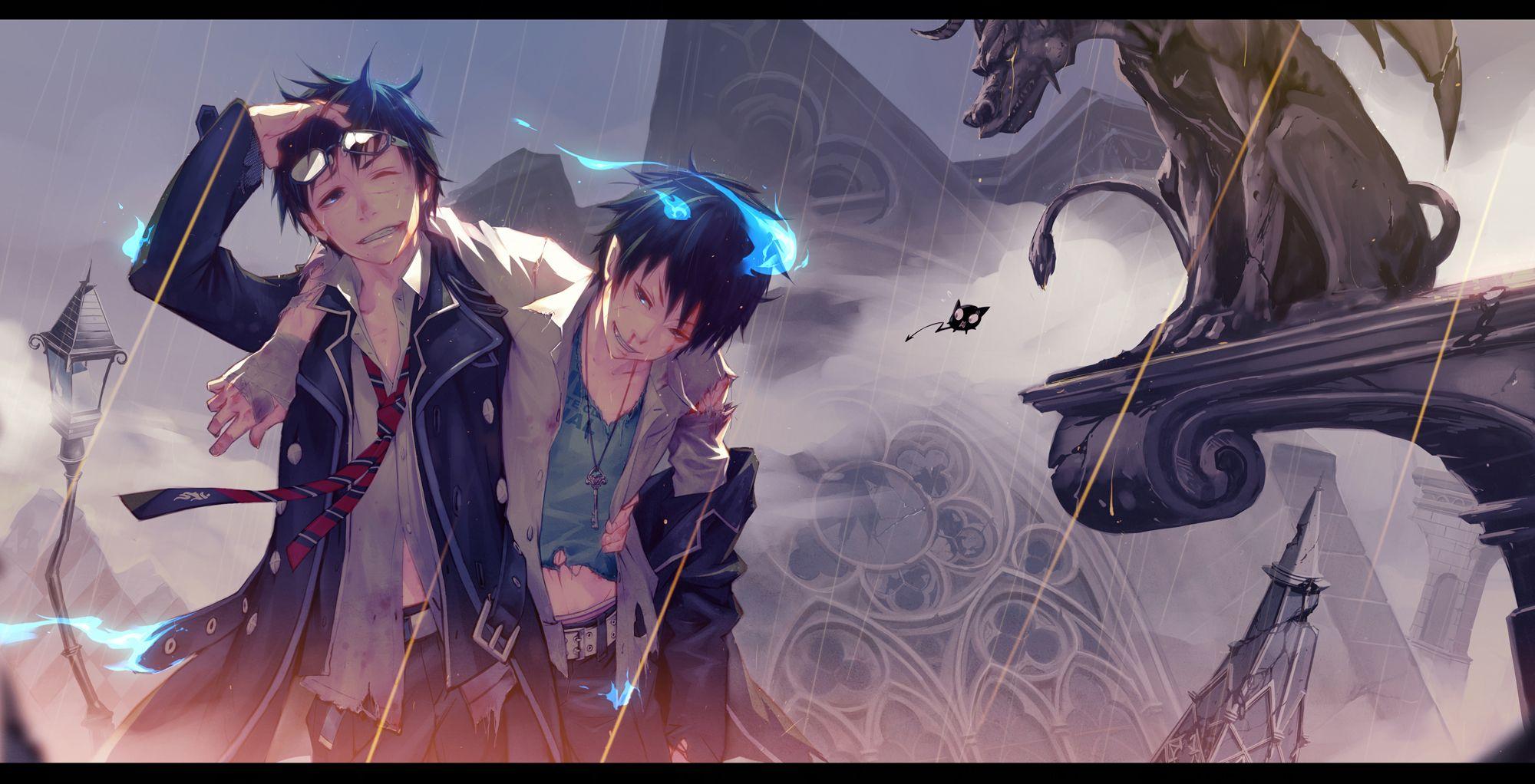 2000x1022 Ao no Exorcist (Blue Exorcist), Wallpaper Anime Image Board