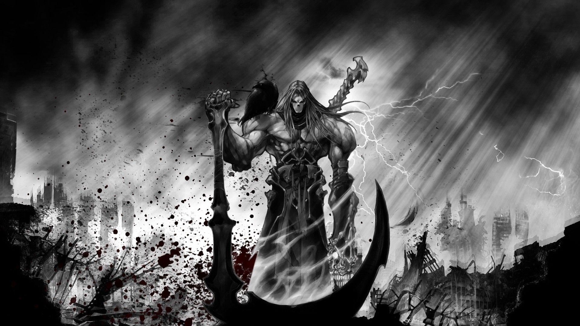 1920x1080 High Definition Wallpaper wallpaper: Video Games Death Darksiders 2