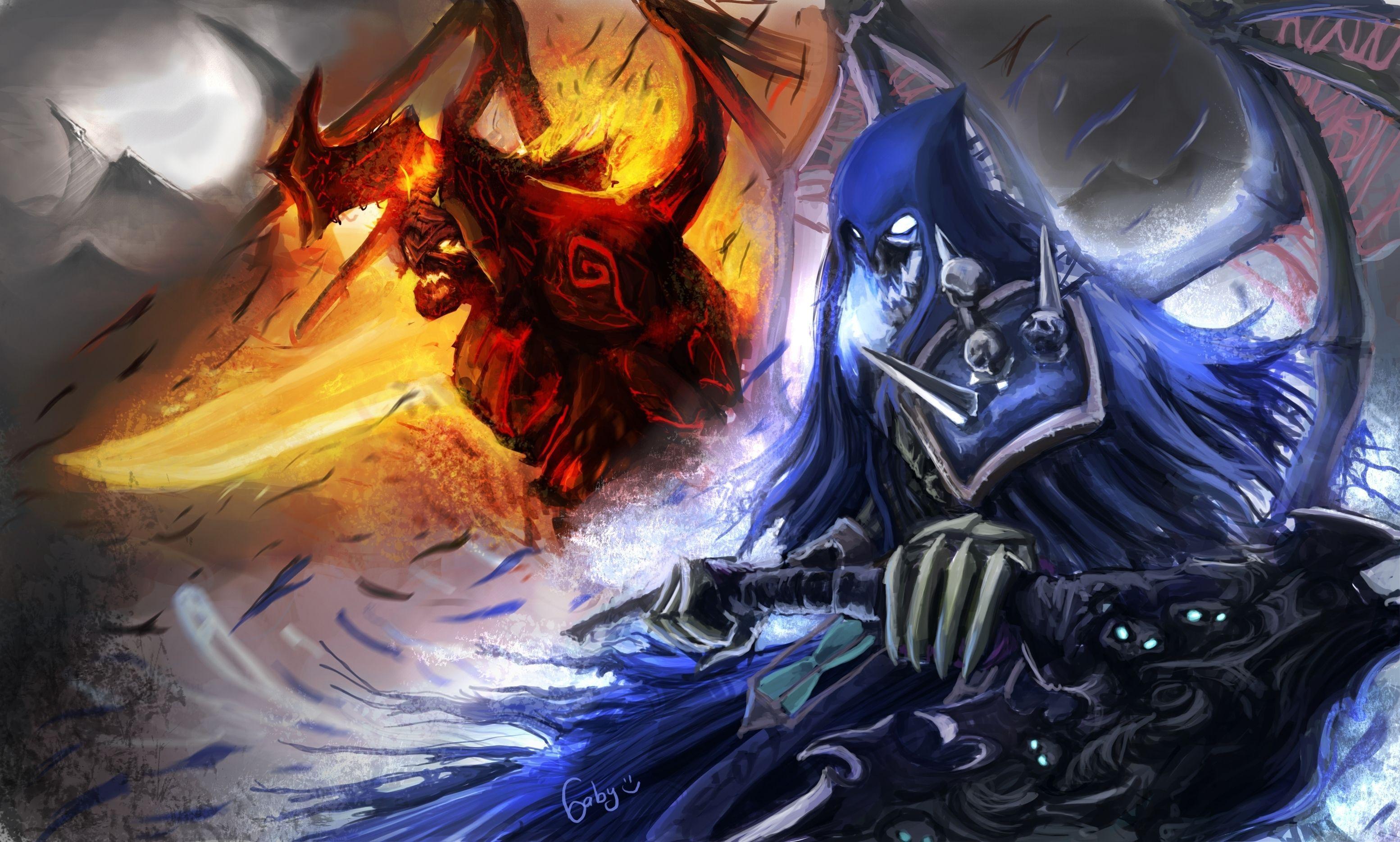 3108x1869 DarkSiders. Chaos and Reaper Form. Darksiders death, Dark fantasy art, Horsemen of the apocalypse