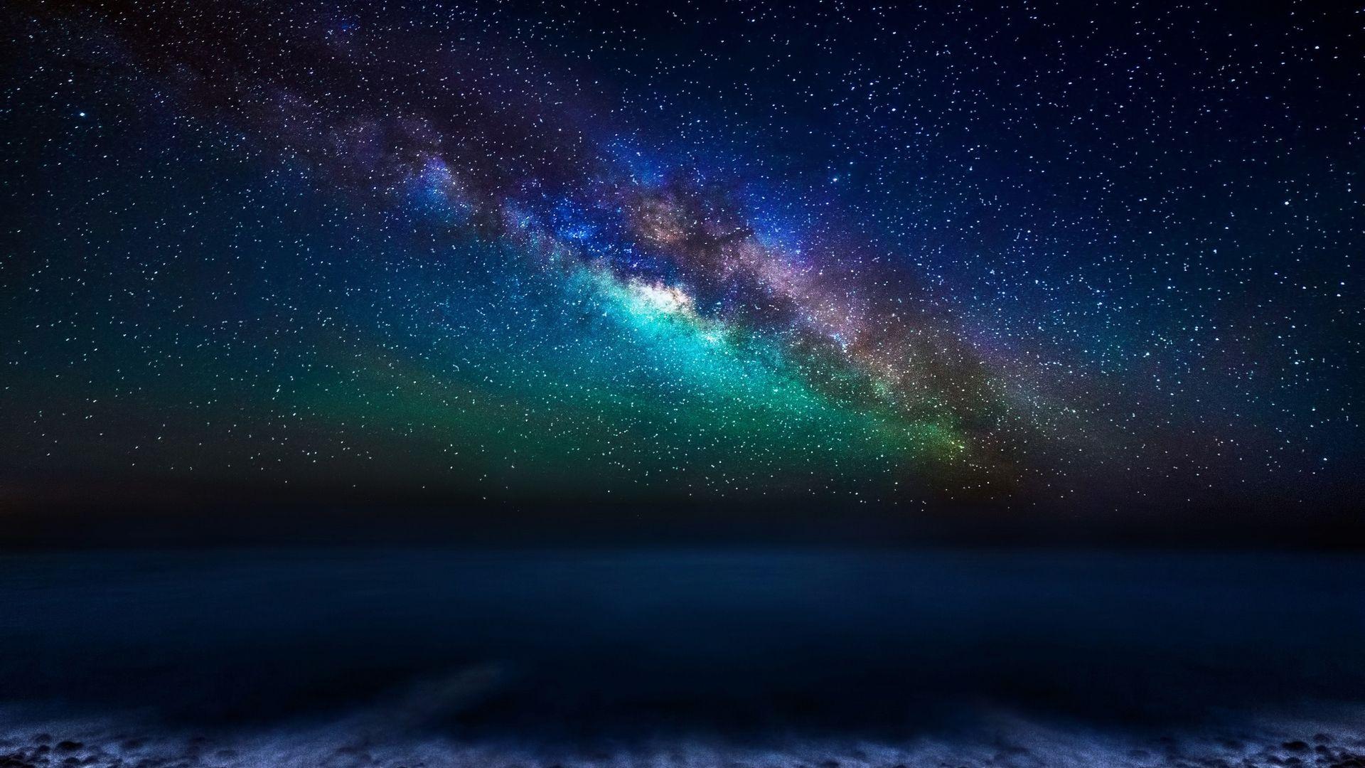 1920x1080 Milky Way Galaxy from the Canary Islands 1920 x 1080 HDTV 1080p