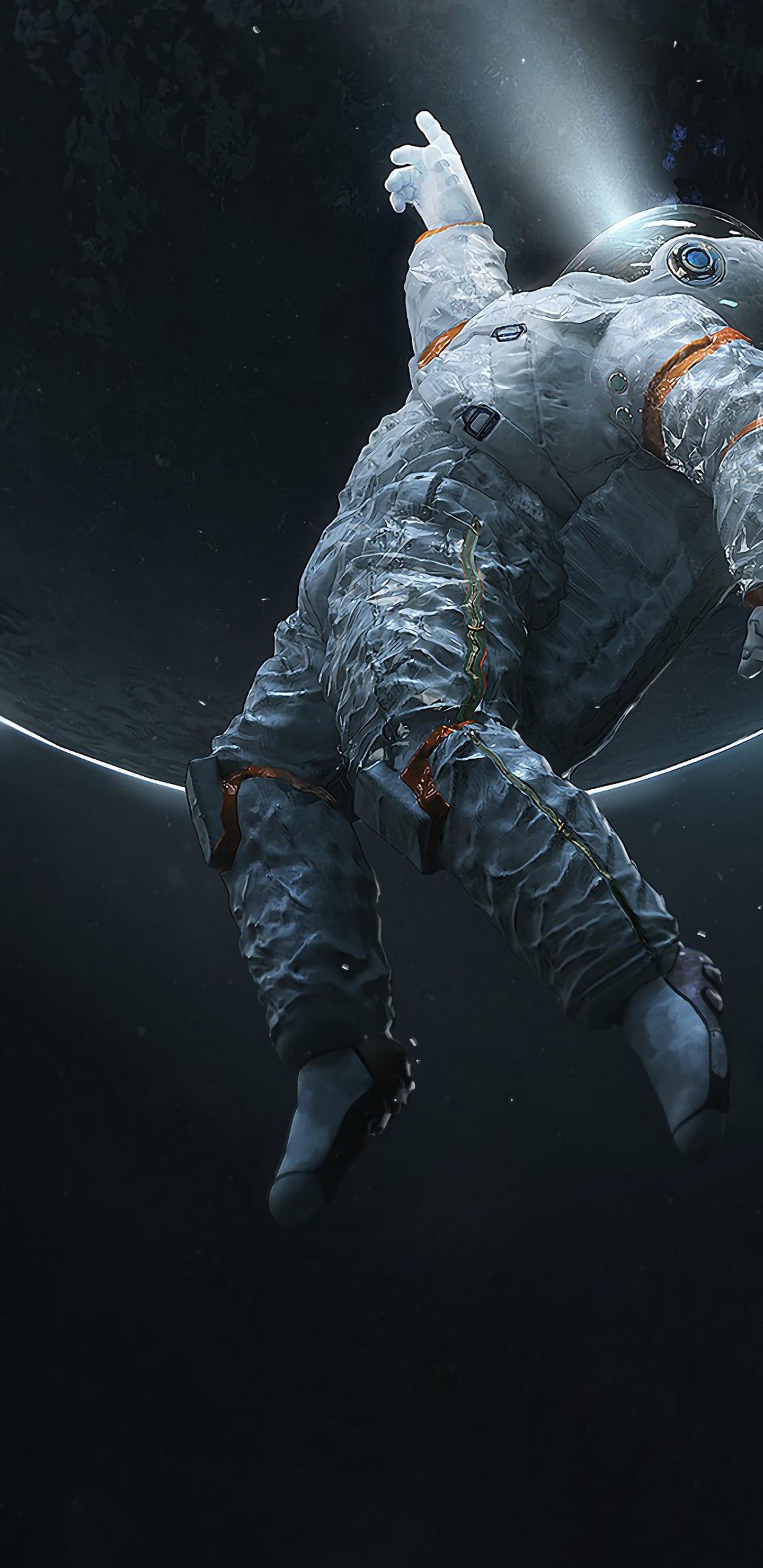 1440x2960 Floating Astronaut [1440x2960]