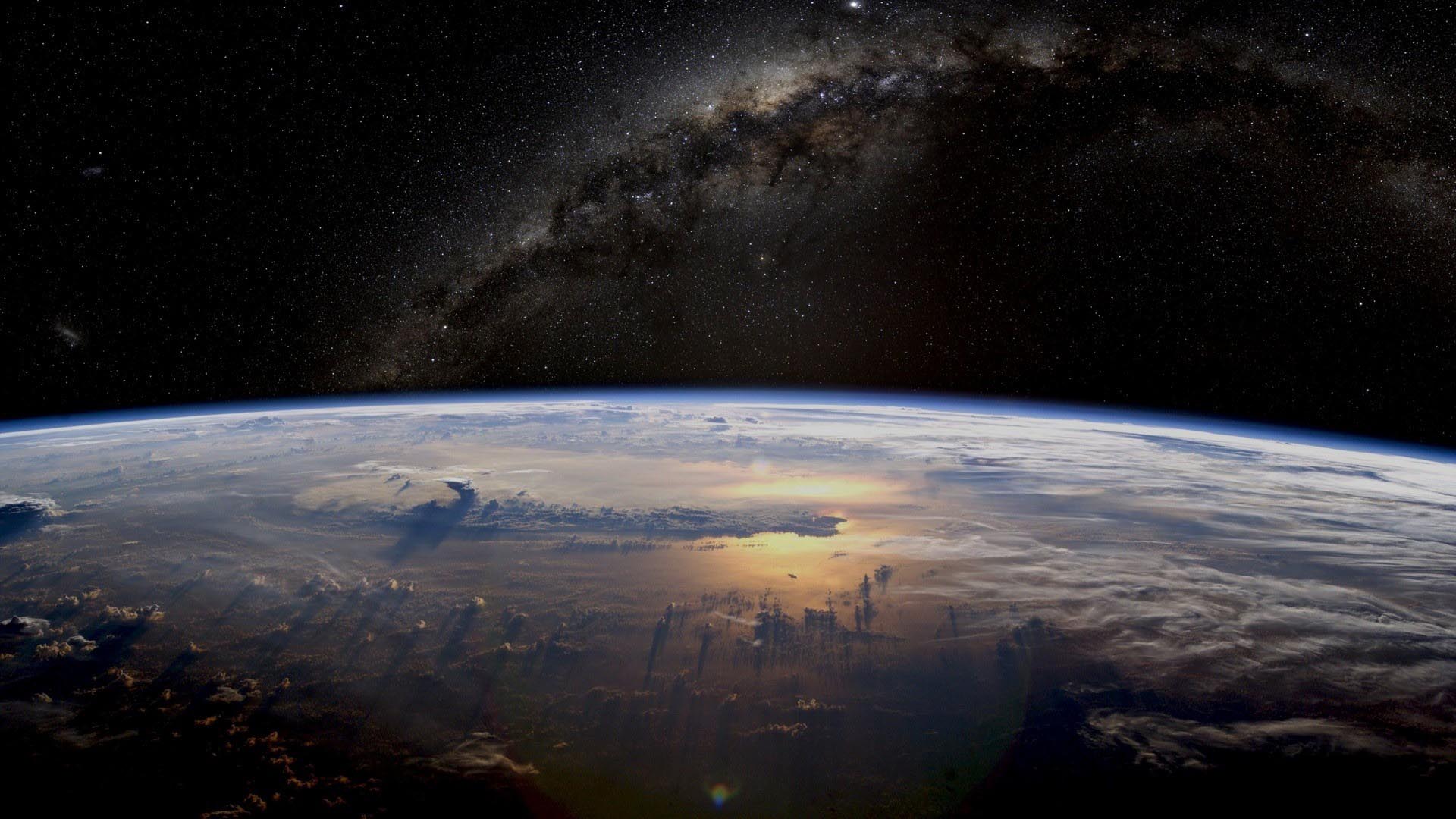 1920x1080 Milky Way From Earth HD Wallpaper, Background Image