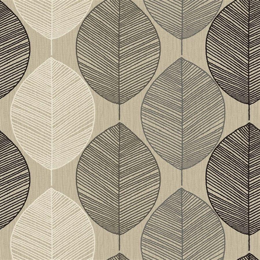 Black and Beige Colour Wallpaper in Nature Style  Series  345223   StennaIndia