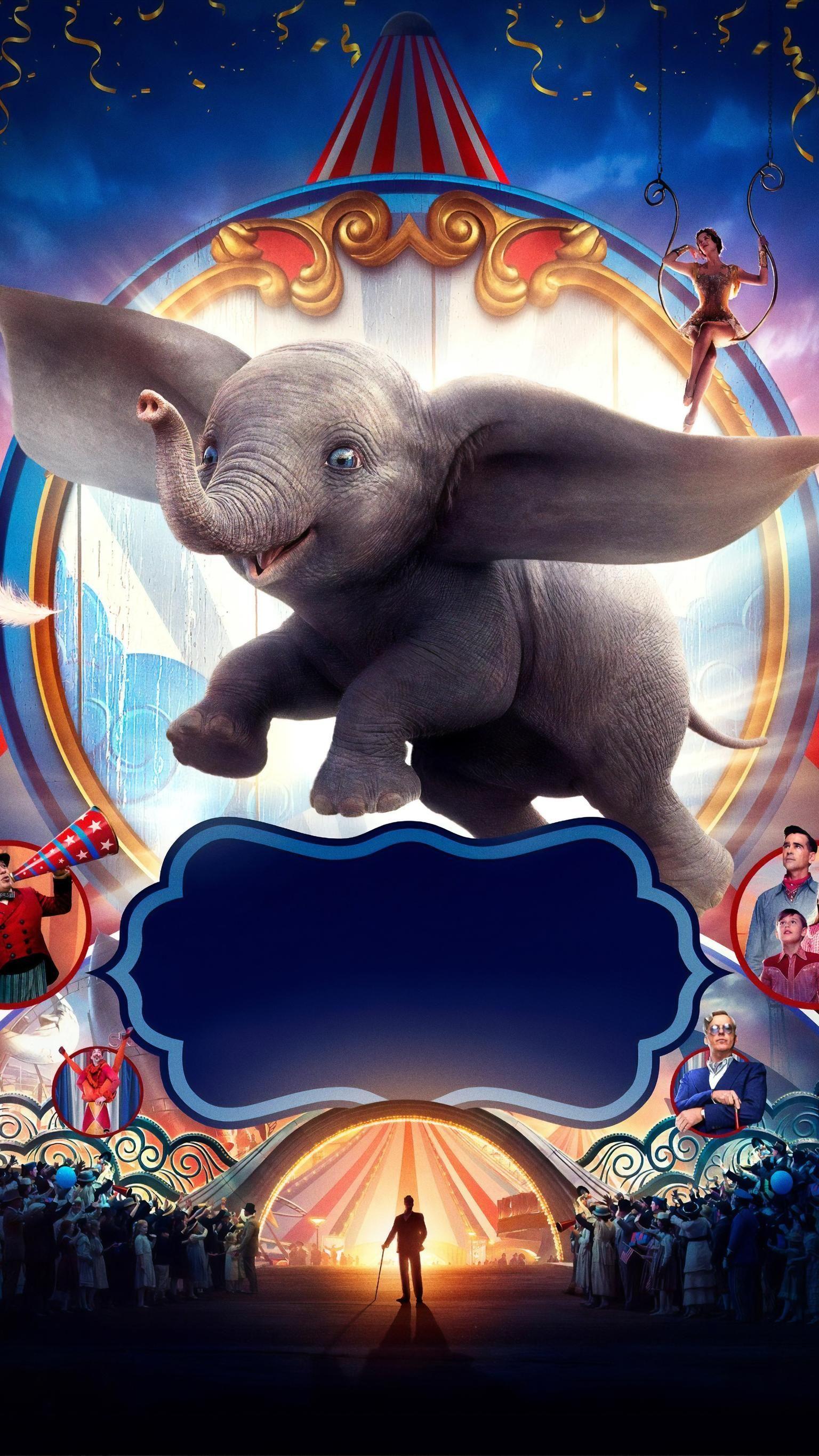 1536x2732 Dumbo (2019) Phone Wallpaper. Moviemania. Dumbo movie, Walt disney picture, Disney dumbo