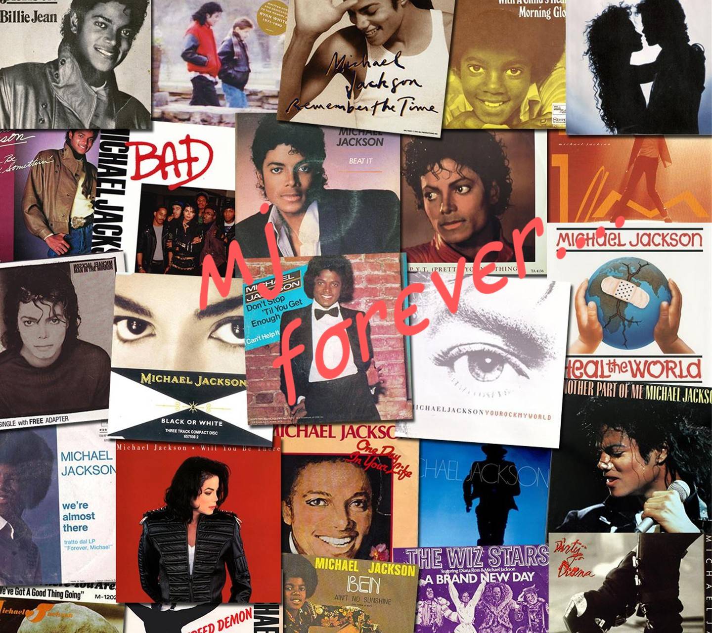 Michael Jackson Collage Wallpaper