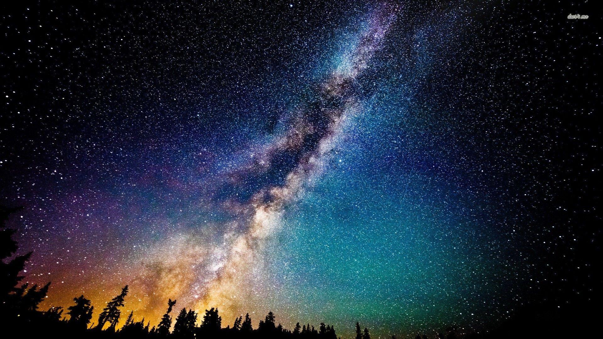 1920x1080 Milky Way Galaxy Picture For Free HD Desktop Wallpaper, Instagram