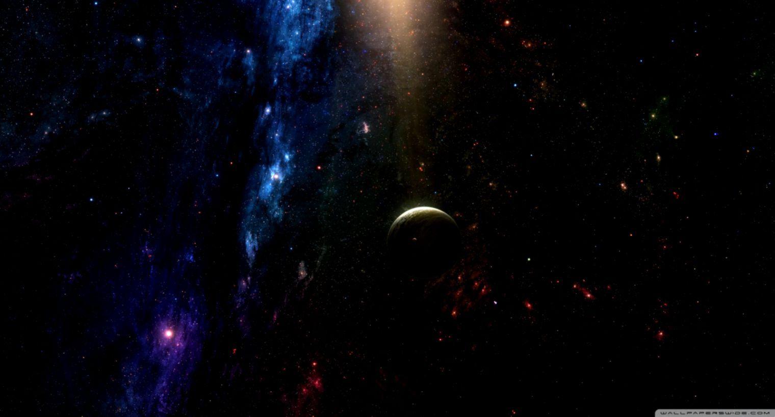 1520x819 Planet In Deep Space ❤ 4k HD Desktop Wallpaper For