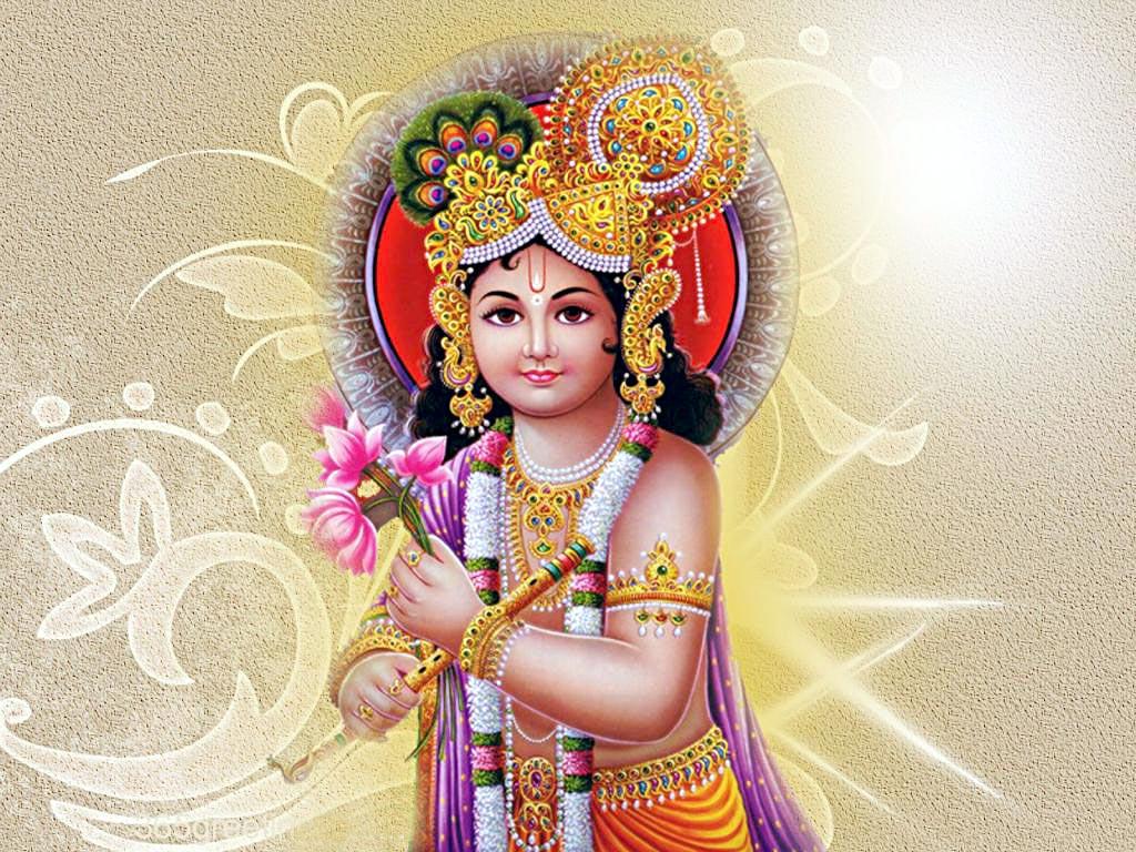 1024x768 Shri Krishna Wallpaper